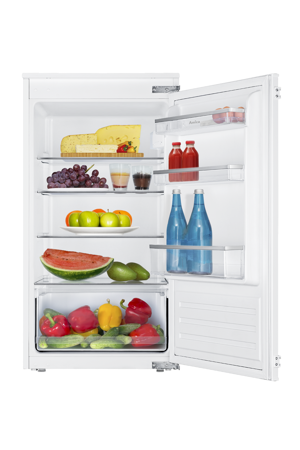 Vollraum-Kühlschrank, 1020 mm Nische, Schlepptür-Technik Vollraum-Kühlschrank, 1020 mm Nische, Schlepptür-Technik