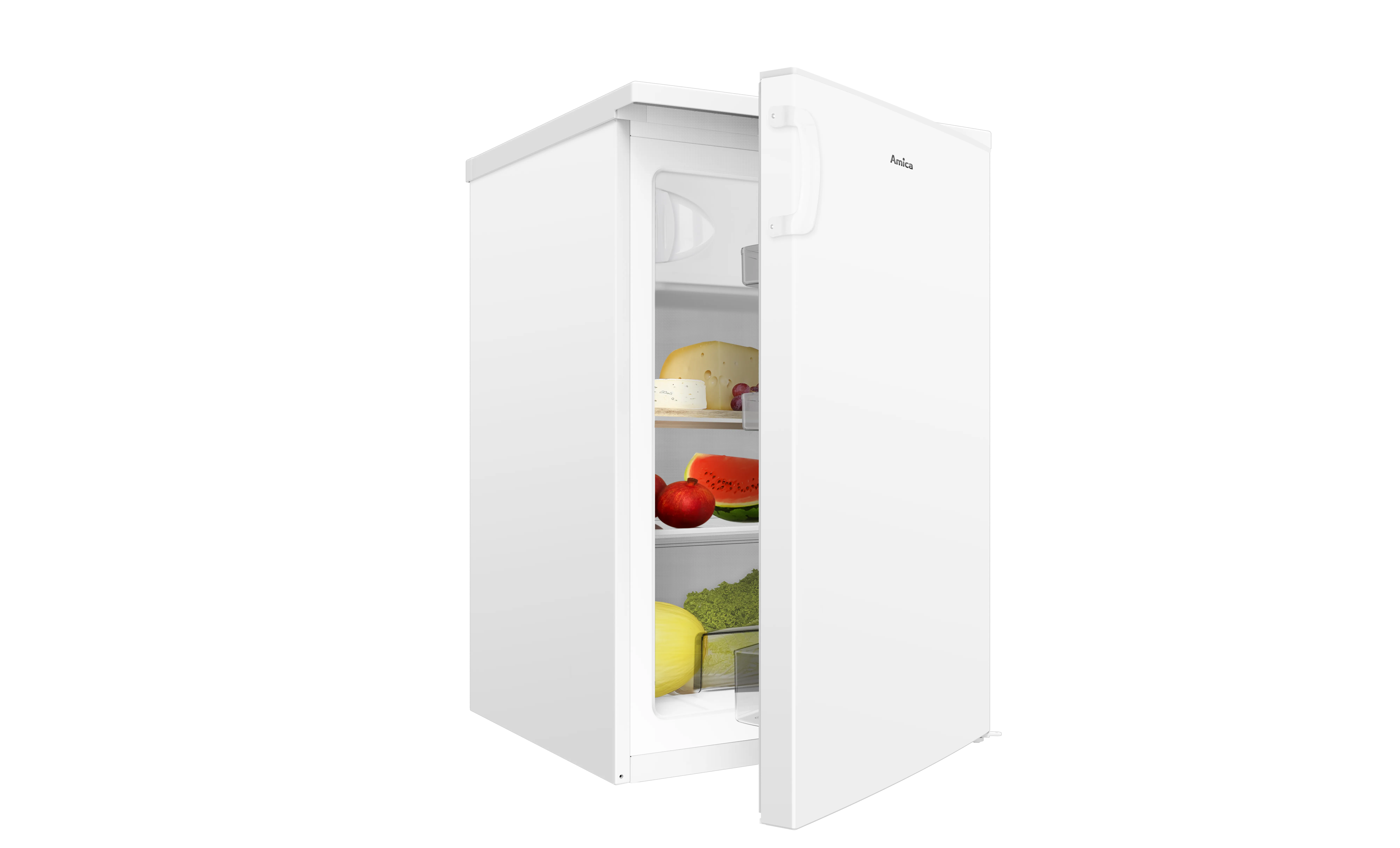 Stand-Kühlschrank mit Gefrierfach KS 361 300 W, weiß, 85 cm