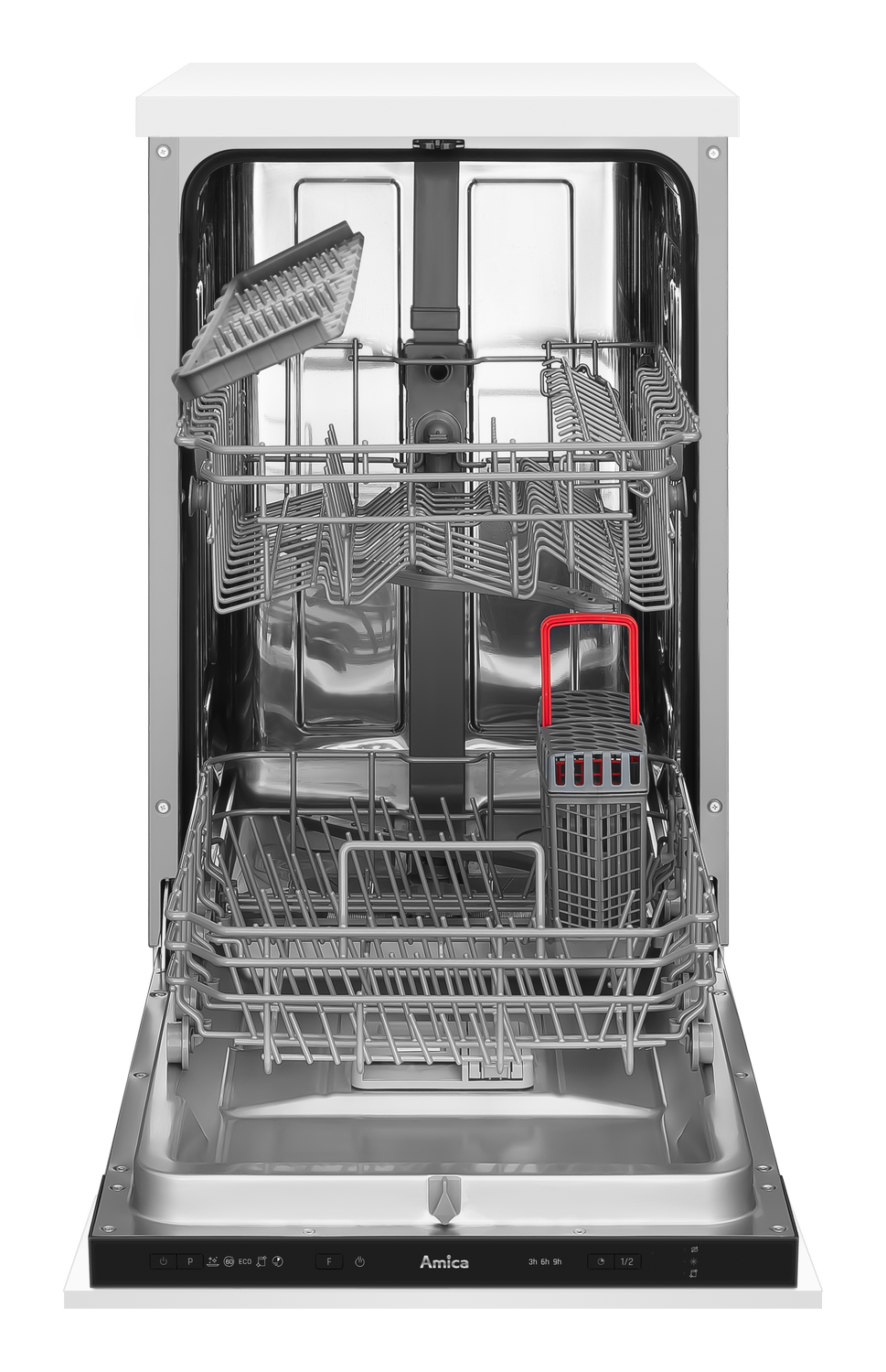 Einbau-Geschirrspüler, vollintegriert, 45 cm, schwarz Einbau-Geschirrspüler, vollintegriert, 45 cm, schwarz