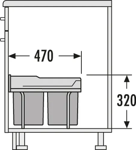 HAILO AS Raumspar Tandem 18/18 / Art. 3640-001