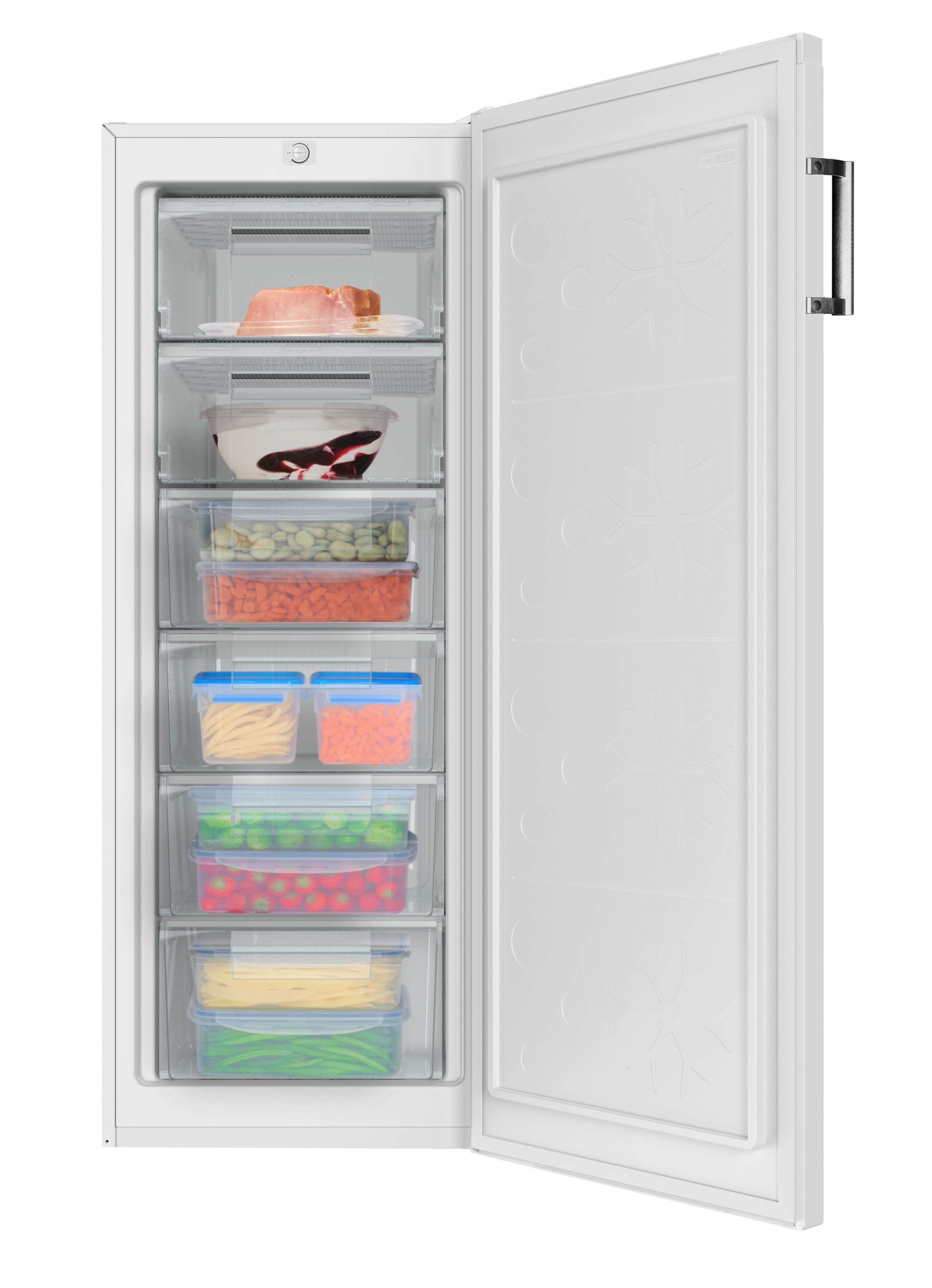Stand-Gefrierschrank GS 324 180 W, weiß, 144 cm