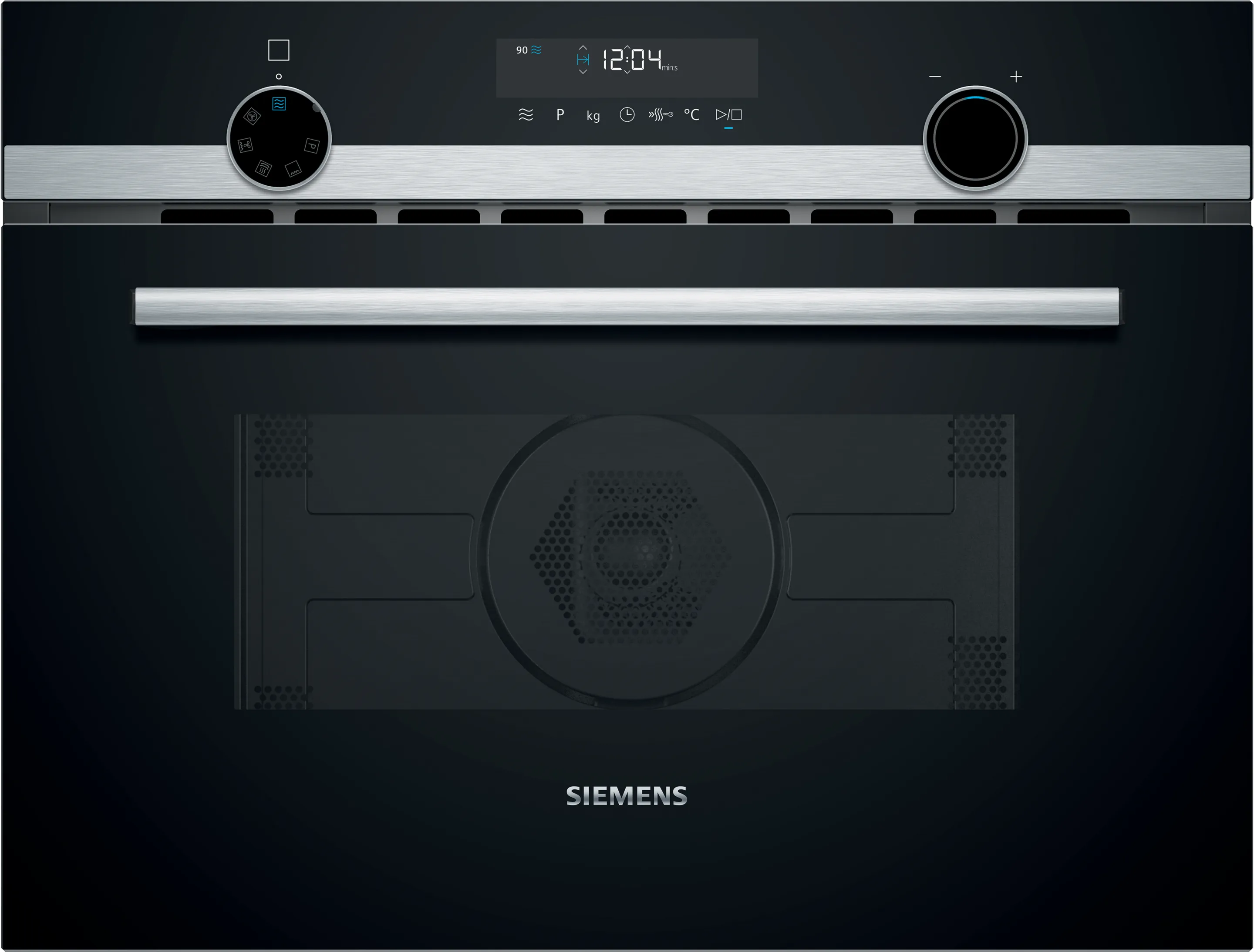  CM585AGS1, iQ500, Einbau Mikrowelle mit Heißluft, 60 x 45 cm, Edelstahl