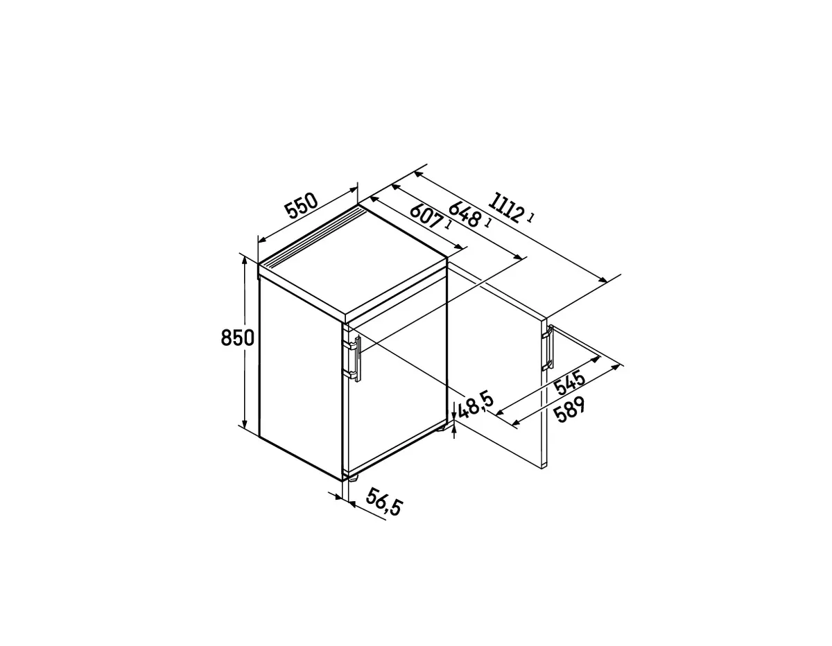 Rc 1401-20, Tischkühlschrank Rc 1401-20, Tischkühlschrank