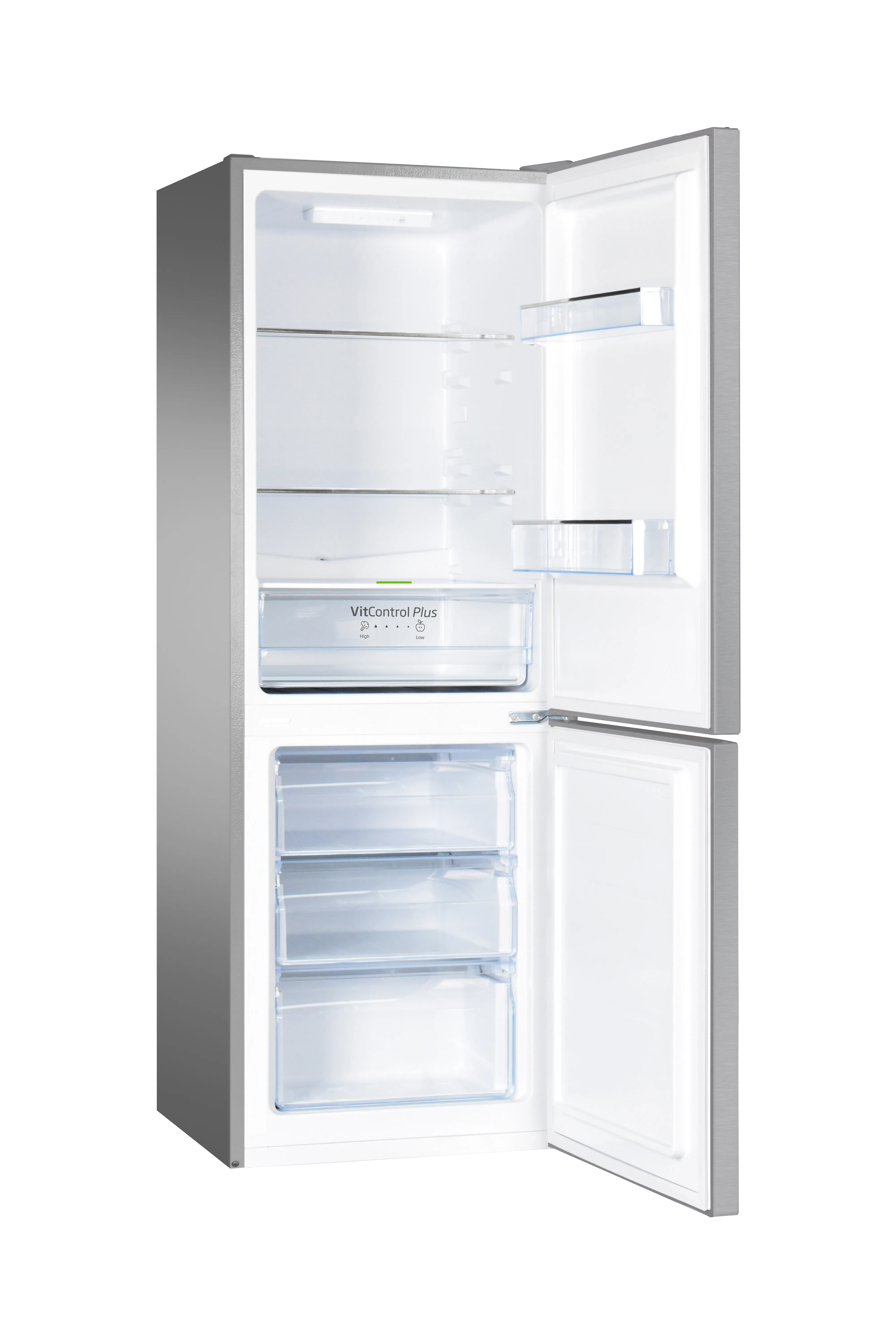 Stand-Kühl-Gefrierkombination KGCL 386 160 E, Edelstahloptik, 159 cm