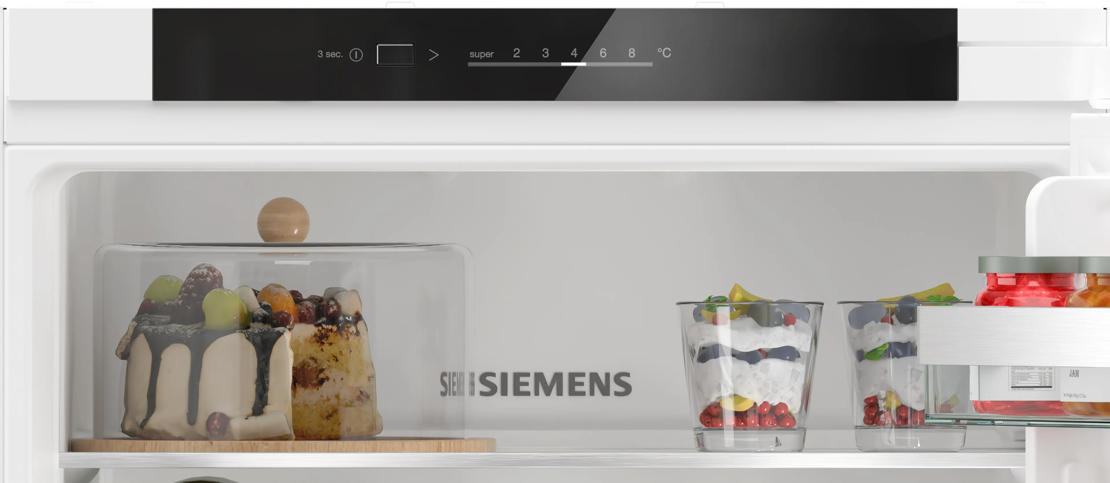 KI86VVSE0, iQ300, Einbau-Kühl-Gefrier-Kombination mit Gefrierbereich unten, 177.2 x 54.1 cm, Schleppscharnier KI86VVSE0, iQ300, Einbau-Kühl-Gefrier-Kombination mit Gefrierbereich unten, 177.2 x 54.1 cm, Schleppscharnier