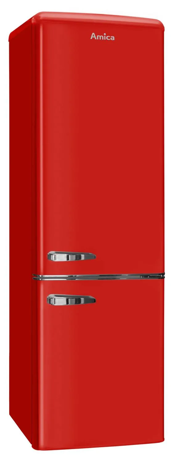 Kühl--Gefrierkombination im Retro Design, 181 cm Höhe, Chili Red Kühl--Gefrierkombination im Retro Design, 181 cm Höhe, Chili Red
