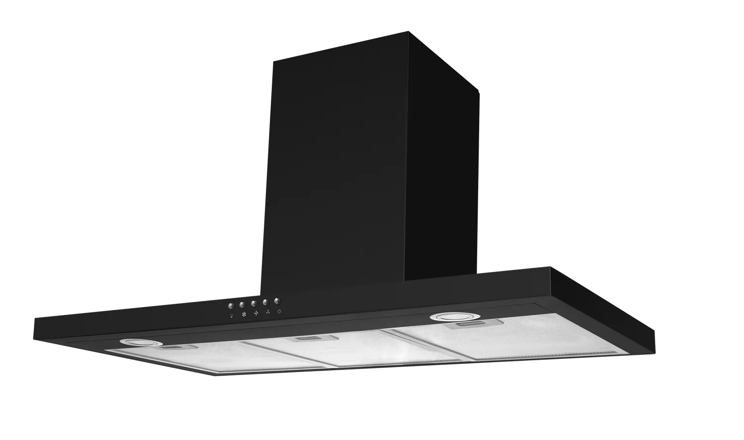 Kaminhaube, T-Line, 90 cm, Schwarz matt Kaminhaube, T-Line, 90 cm, Schwarz matt