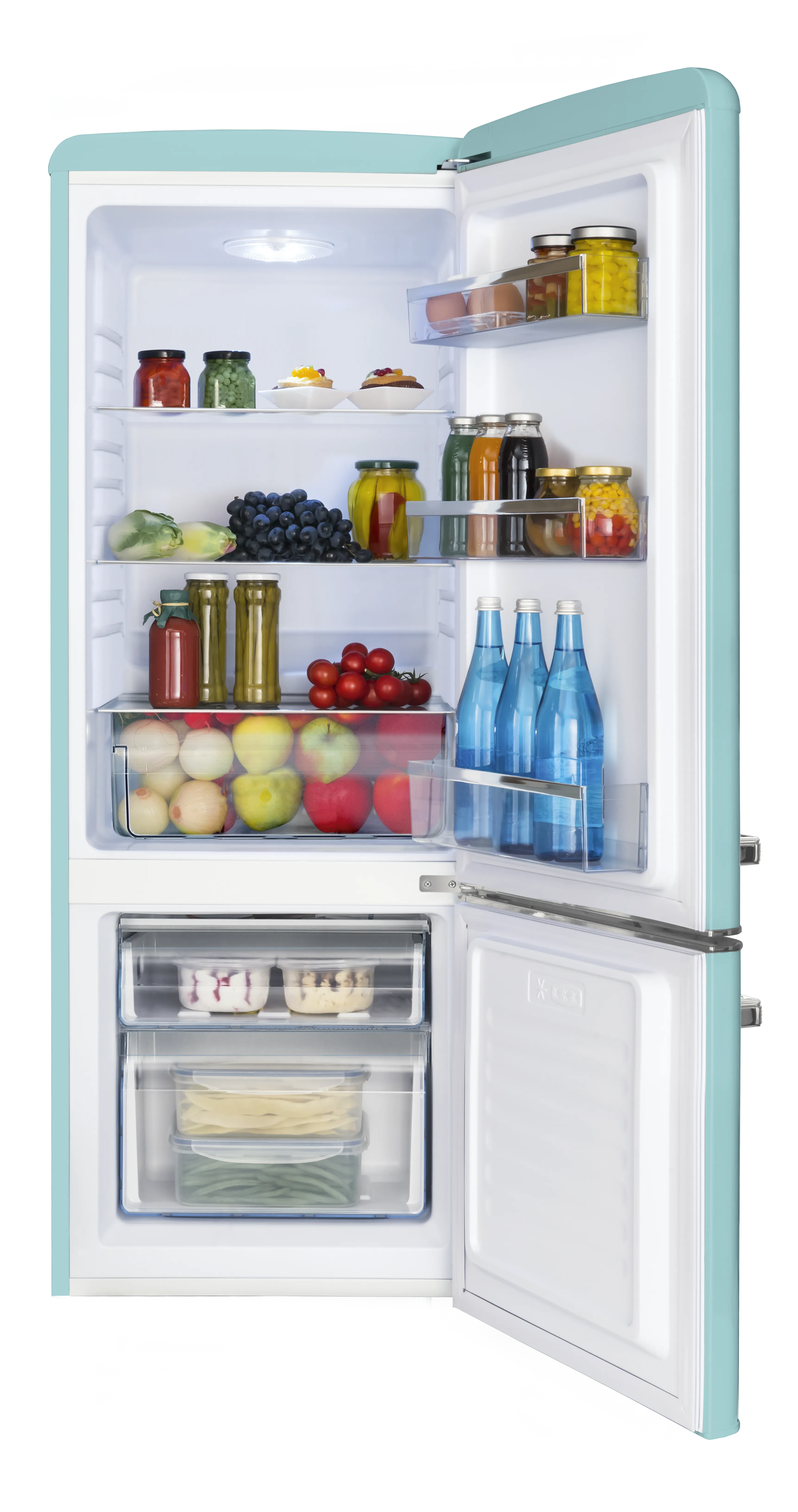 Stand-Kühl-Gefrierkombination KGCR 384 150 T, Ice Blue, 145 cm Stand-Kühl-Gefrierkombination KGCR 384 150 T, Ice Blue, 145 cm