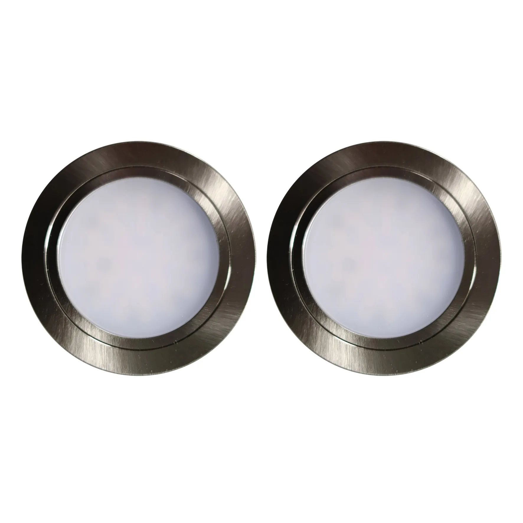 CARESSI Skye 68 Multi Tone Einbauleuchten-Set, 2 Spots, Edelstahloptik
