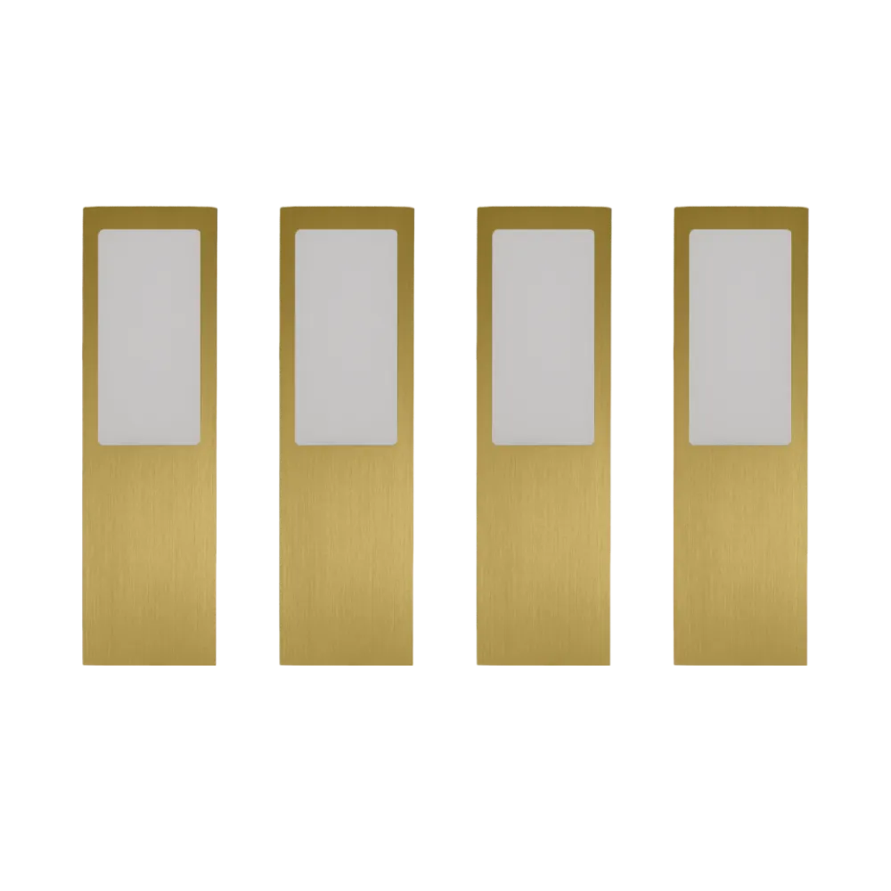 CARESSI Orion Multi Tone, Einbauleuchten-Set, 4 Spots, gold