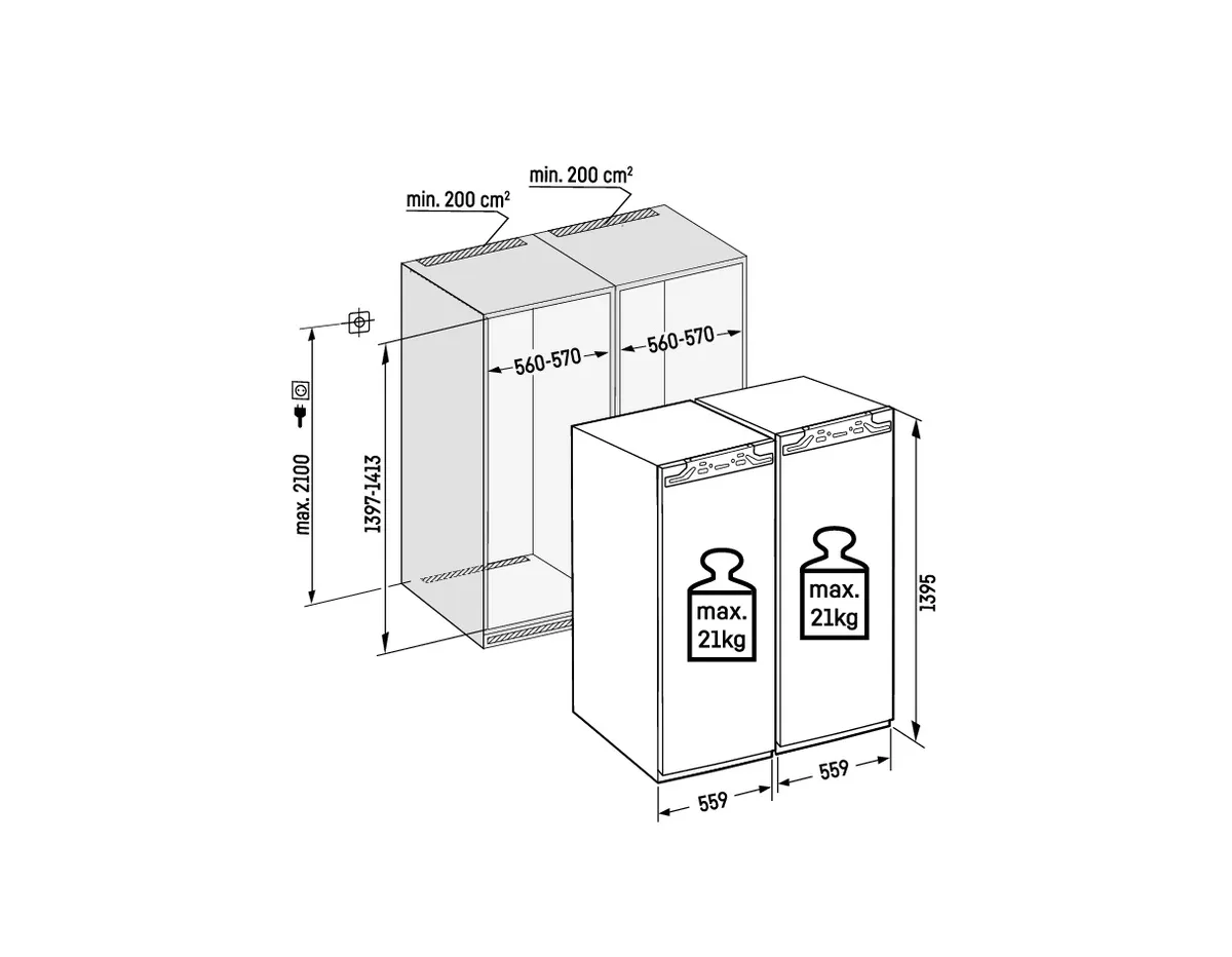 IXRF 4555-22, Side-by-Side-Kombination IXRF 4555-22, Side-by-Side-Kombination
