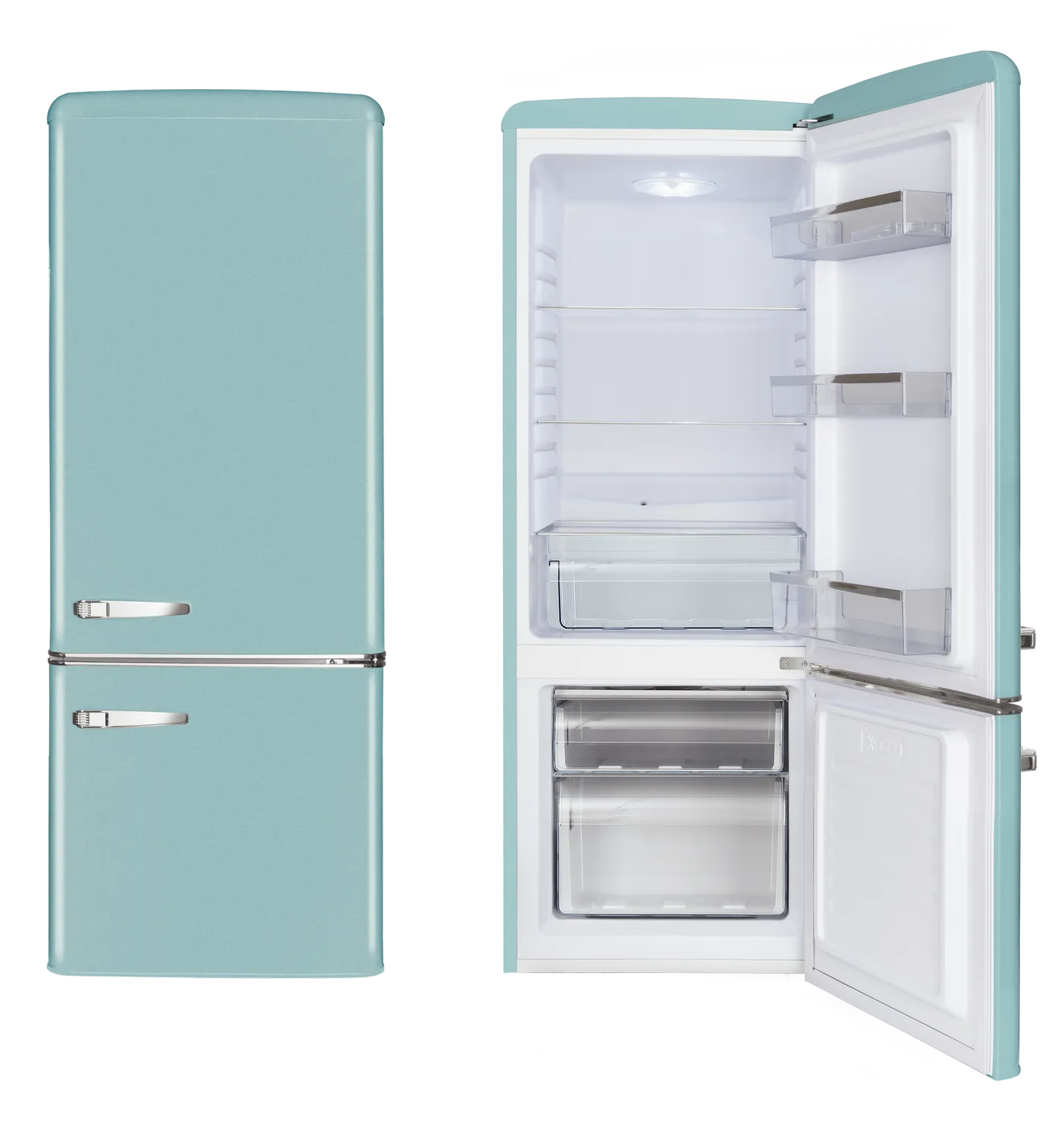 Stand-Kühl-Gefrierkombination KGCR 384 150 T, Ice Blue, 145 cm