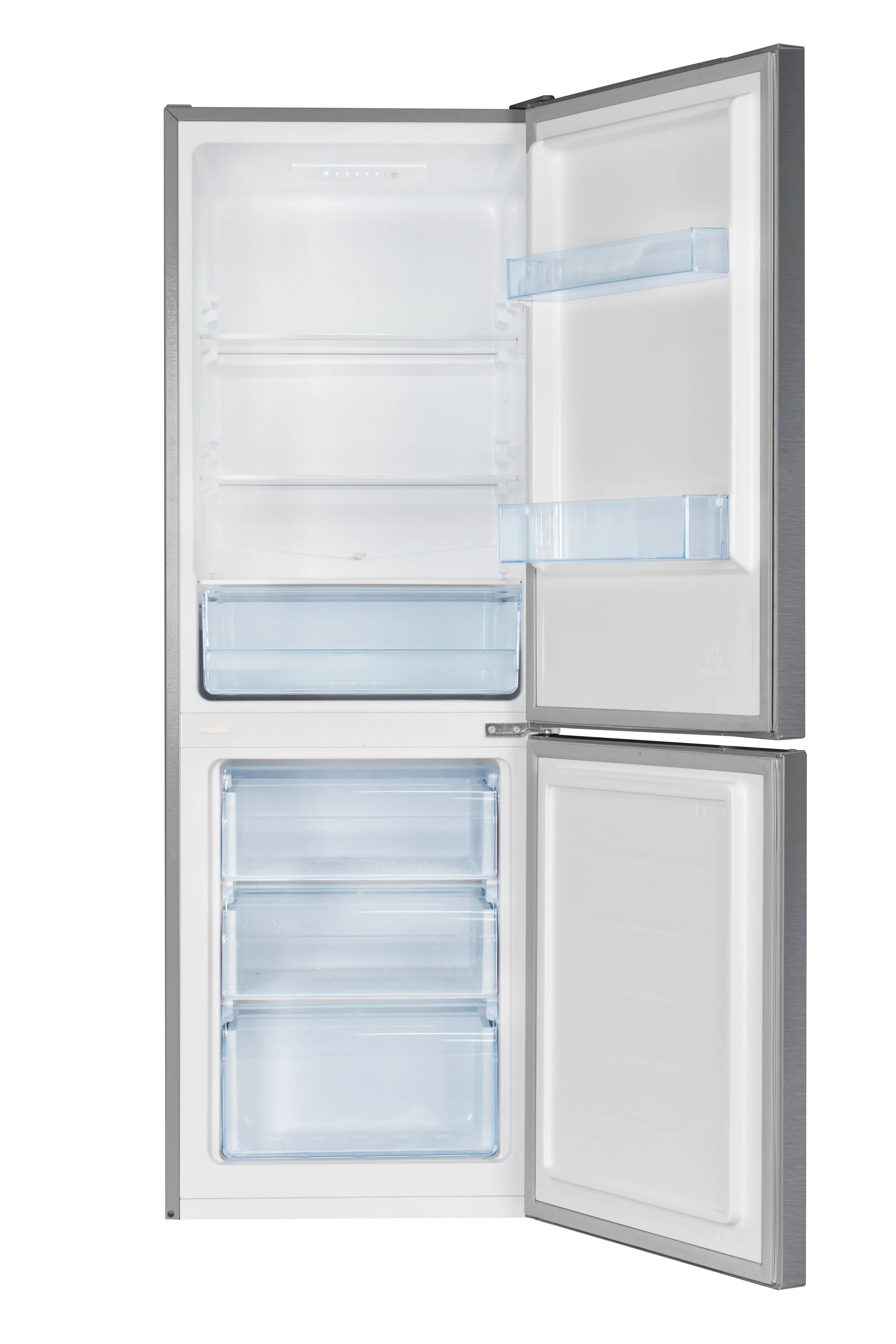 Stand-Kühl-Gefrierkombination KGCL 386 160 E, Edelstahloptik, 159 cm