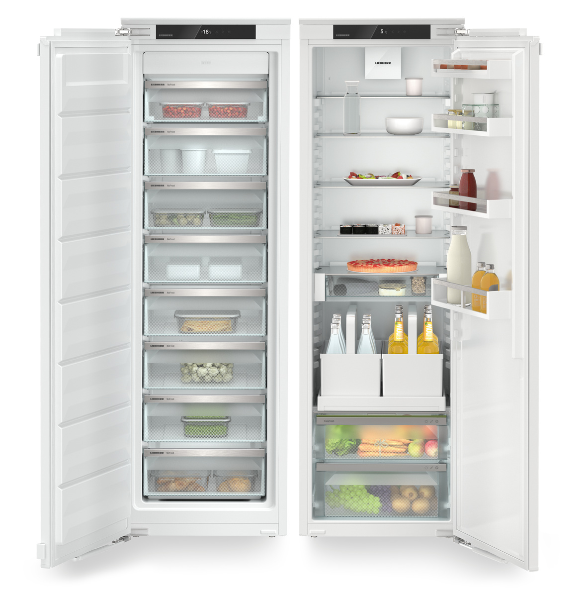 IXRF 5120-22, Integrierbare Kühl-Gefrierkombination mit EasyFresh und NoFrost
