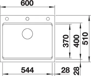 527747, BLANCO ETAGON 6 für Farbige Komponenten 527747, BLANCO ETAGON 6 für Farbige Komponenten