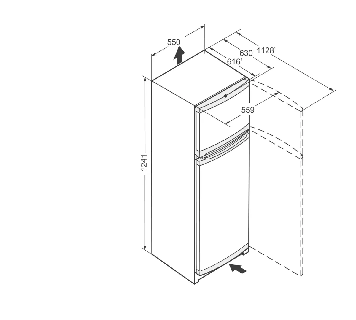 CTe 2131-26, Kühl-Gefrier-Automat mit SmartFrost CTe 2131-26, Kühl-Gefrier-Automat mit SmartFrost