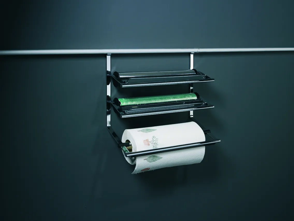 Linero 2000 Rollinero Rollenhalter mit Abriss-System, Edelstahl