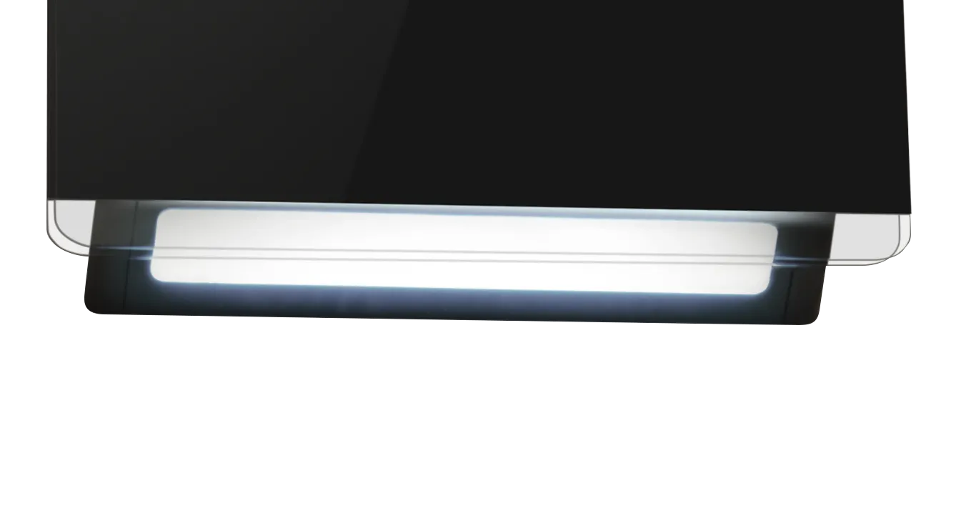 Haube A++, Schwarzglas, GestureControl, 6 Leistungsstufen - SensorTouch Haube A++, Schwarzglas, GestureControl, 6 Leistungsstufen - SensorTouch