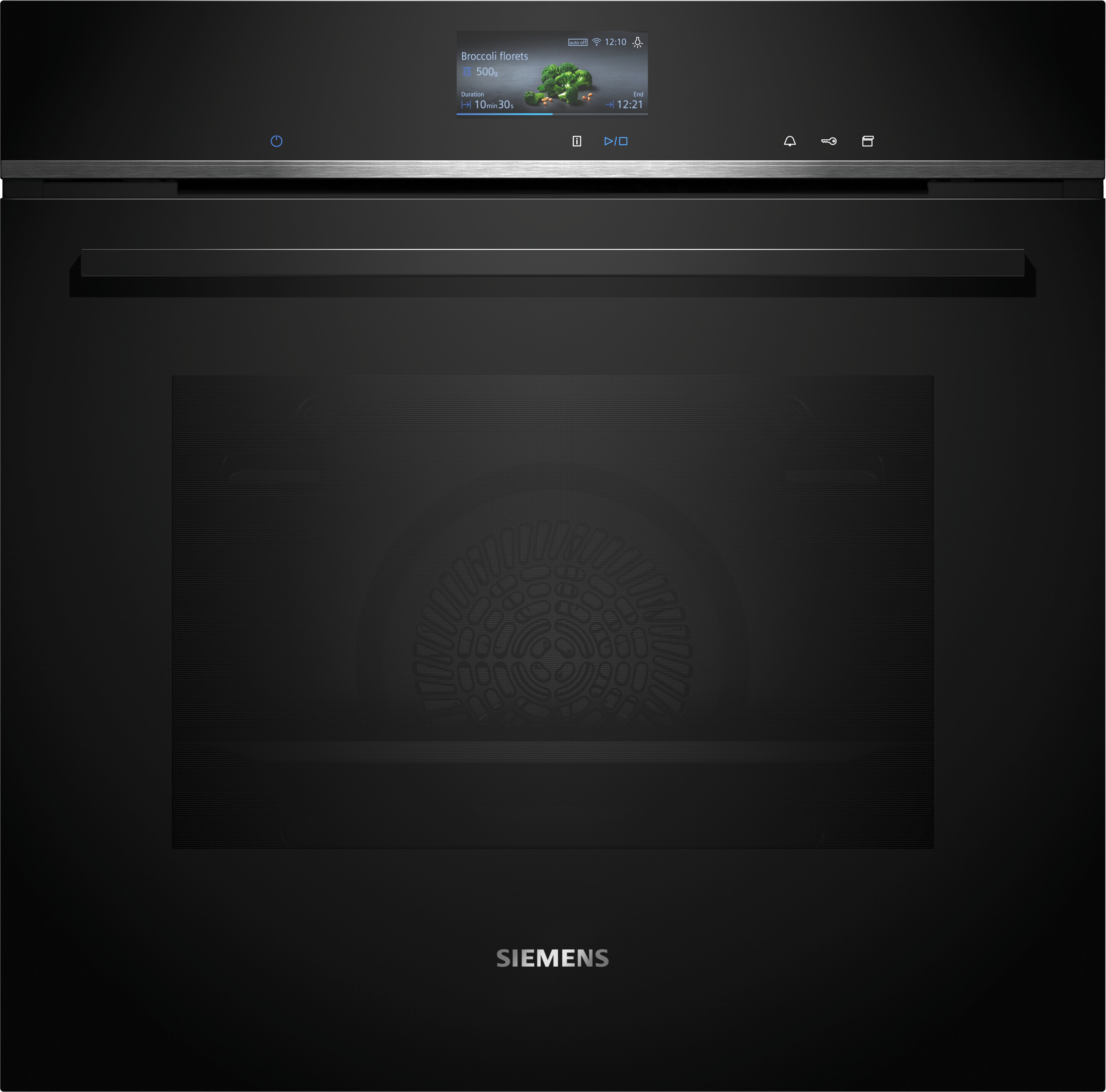  HS736G1B1, iQ700,  Einbau-Dampfbackofen,  60 x 60 cm,  Schwarz,  Edelstahl