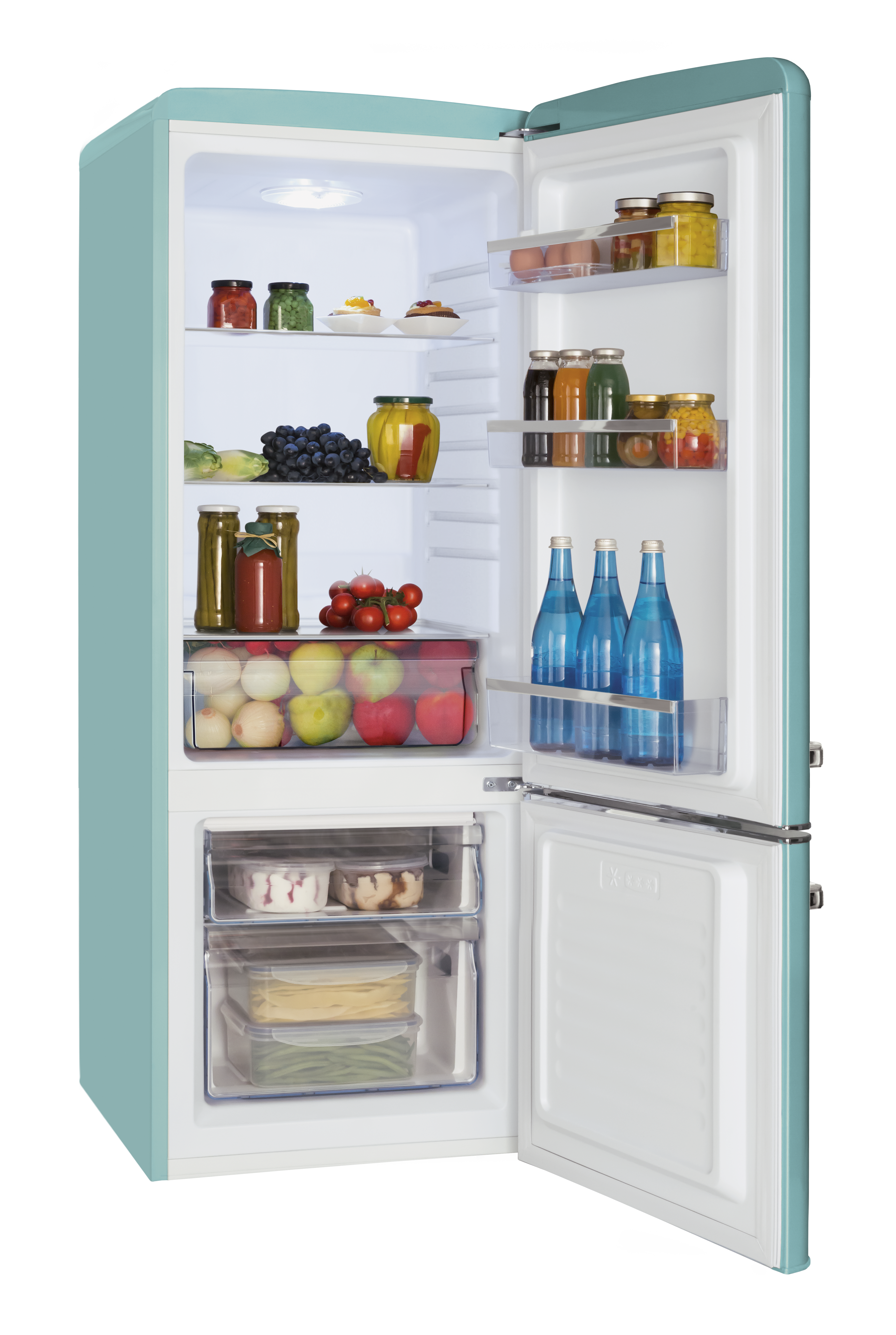 Stand-Kühl-Gefrierkombination KGCR 384 150 T, Ice Blue, 145 cm