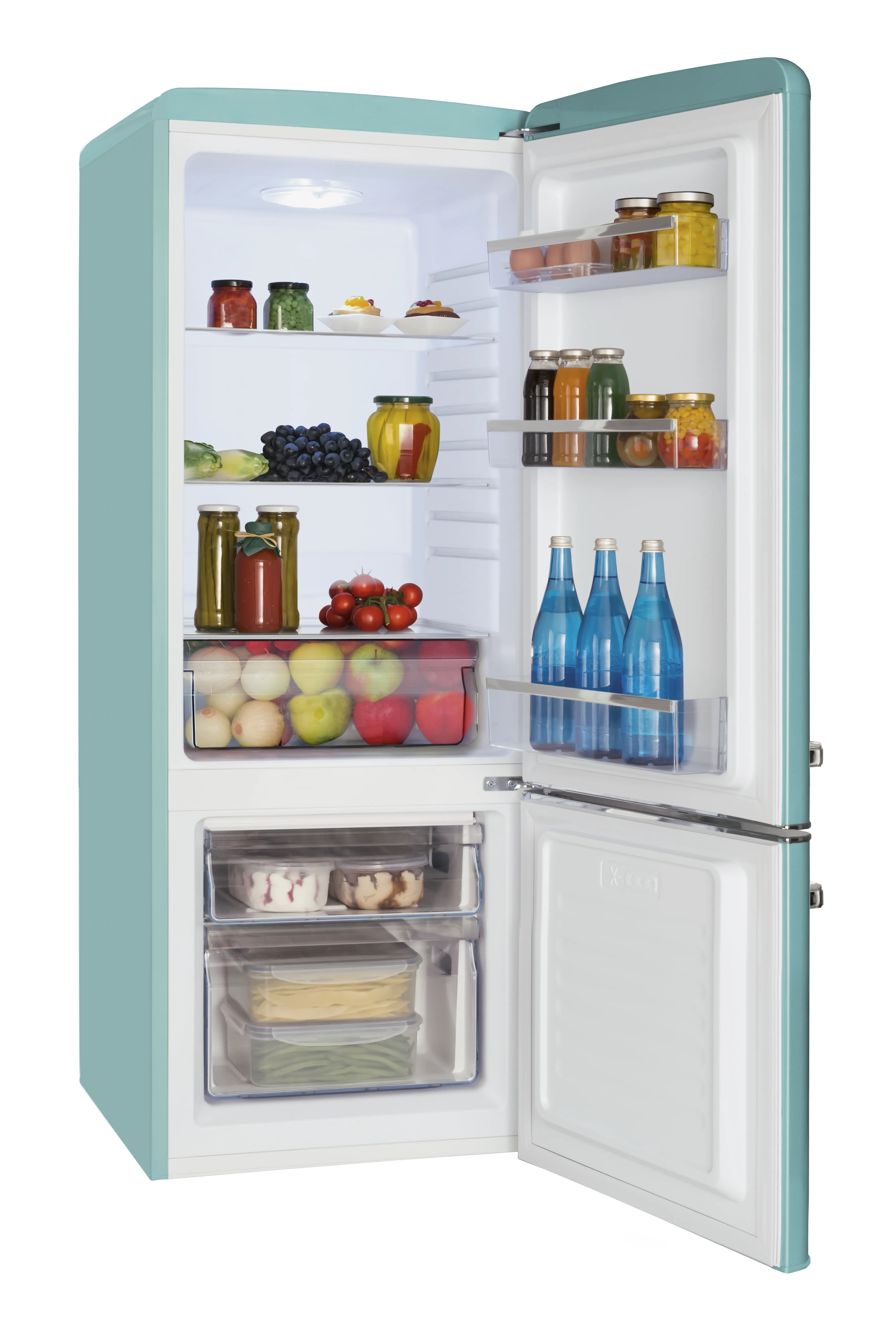 Stand-Kühl-Gefrierkombination KGCR 384 150 T, Ice Blue, 145 cm Stand-Kühl-Gefrierkombination KGCR 384 150 T, Ice Blue, 145 cm