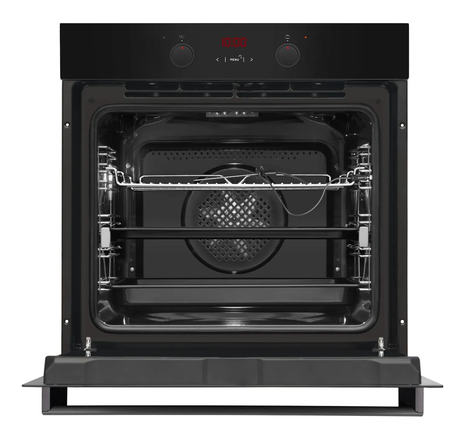 Einbaubackofen, Noir Design, Schwarz-Glas Noir Einbaubackofen, Noir Design, Schwarz-Glas Noir