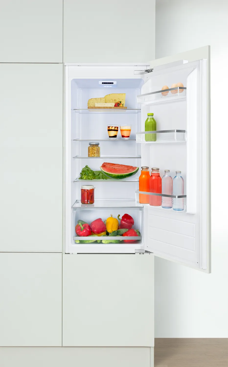 Vollraum-Kühlschrank, 1221 mm Nische, Festtür-Technik Vollraum-Kühlschrank, 1221 mm Nische, Festtür-Technik
