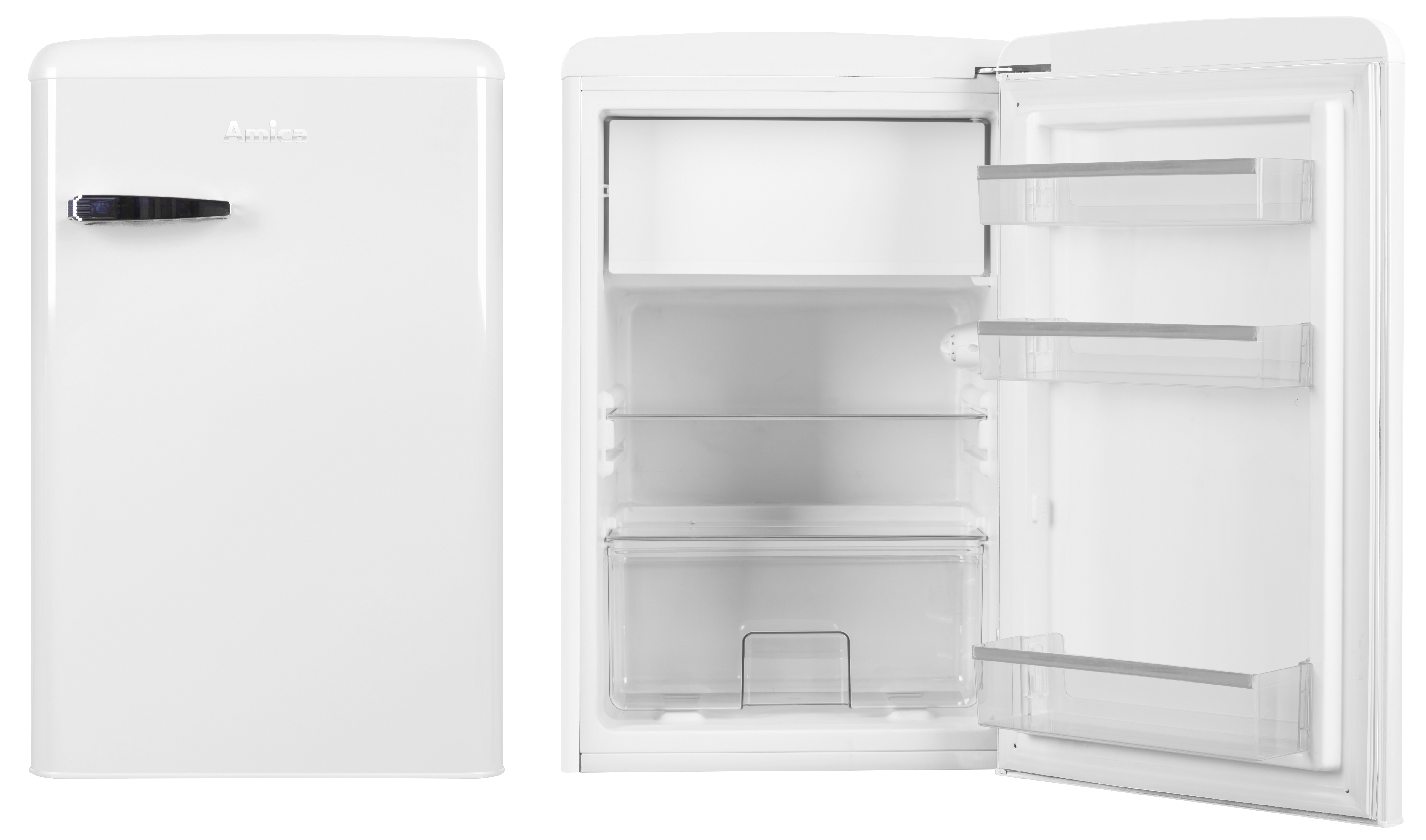 Stand-Kühlschrank mit Gefrierfach KSR 361 160 W, Snow White, 88 cm Stand-Kühlschrank mit Gefrierfach KSR 361 160 W, Snow White, 88 cm