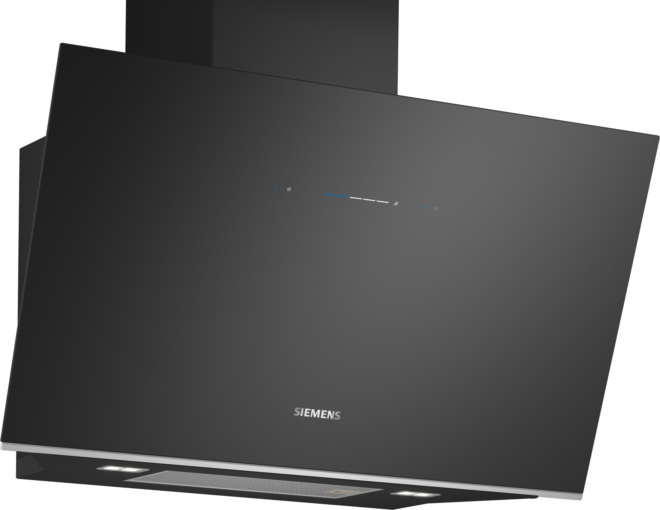  LC91KLT60, iQ700,  Wandesse,  90 cm,  Klarglas schwarz bedruckt