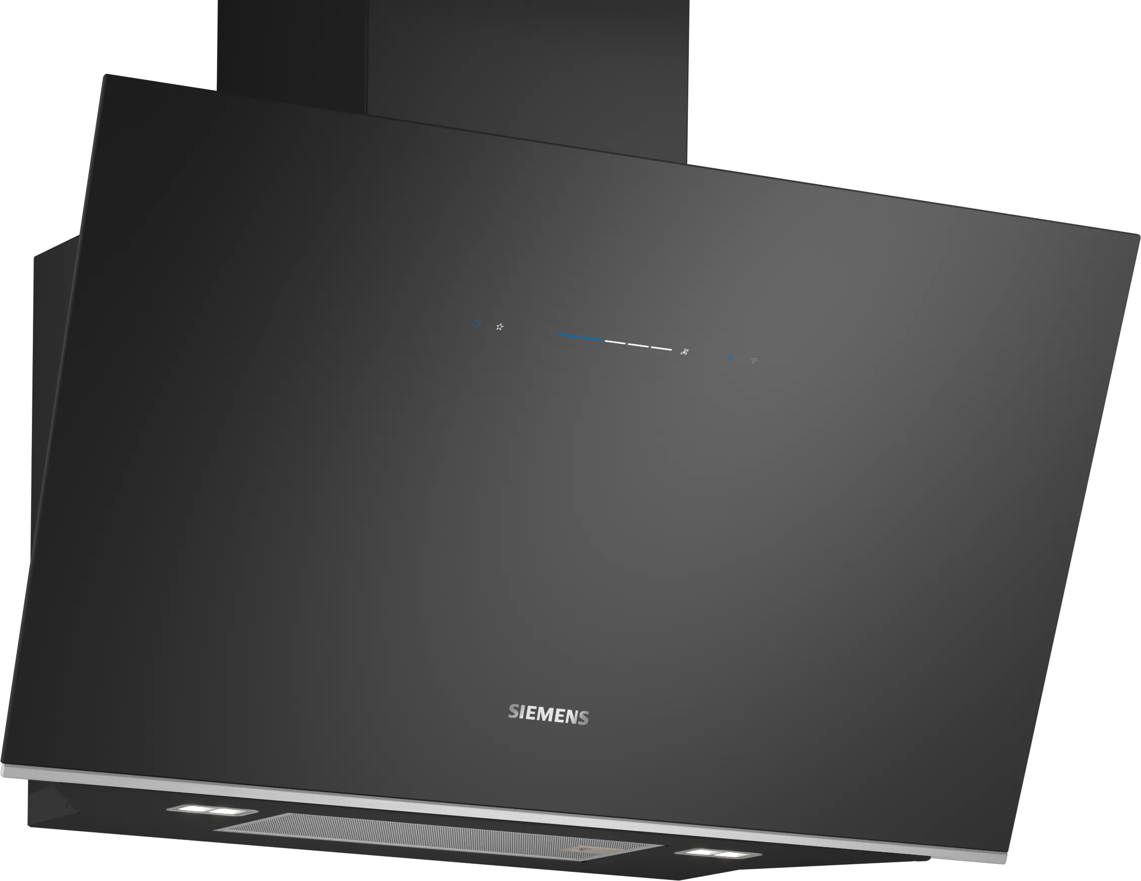  LC91KLT60, iQ700, Wandesse, 90 cm, Klarglas schwarz bedruckt