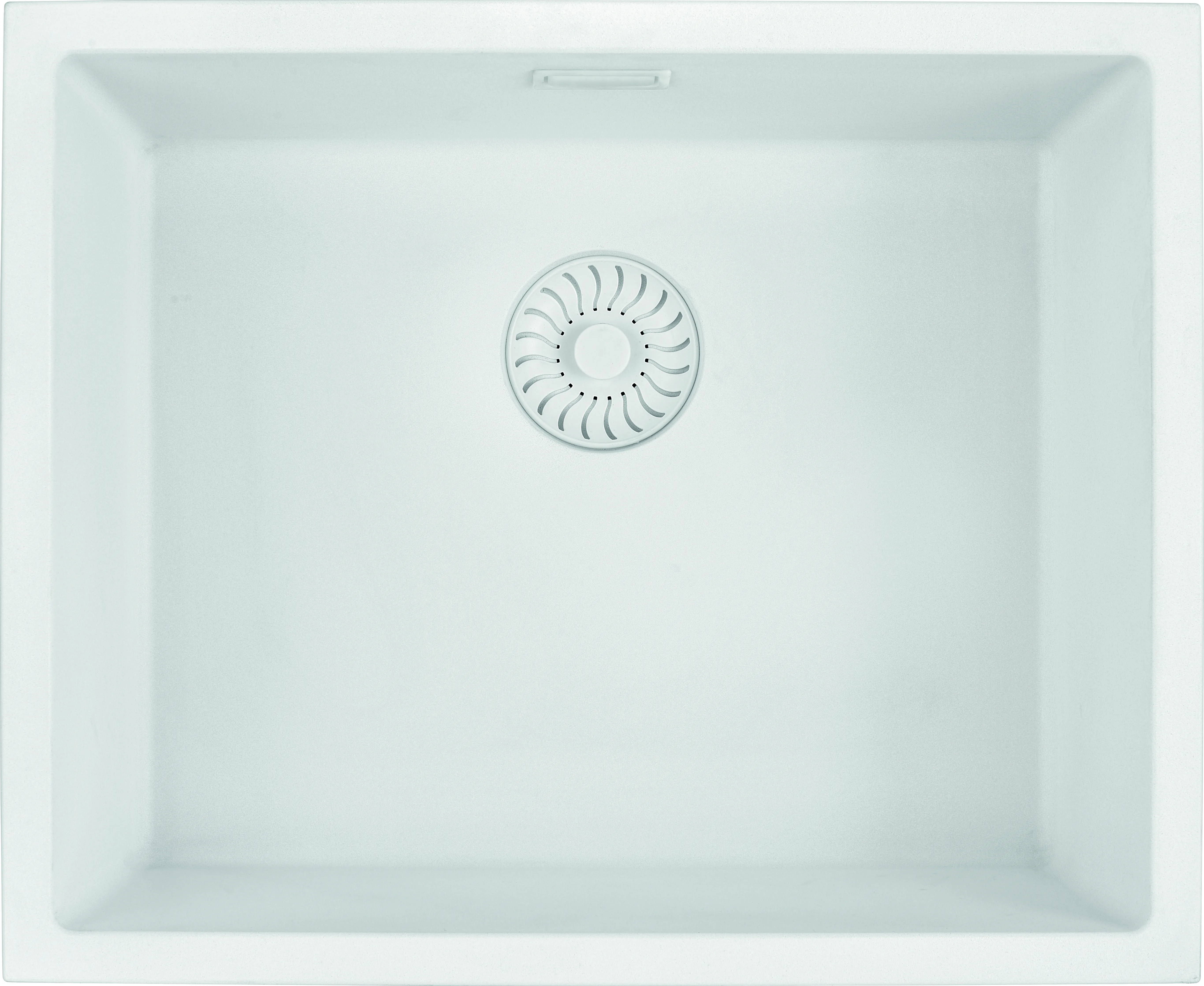 CARESSi CAGRPP50WH-TU Composite Spüle weiß