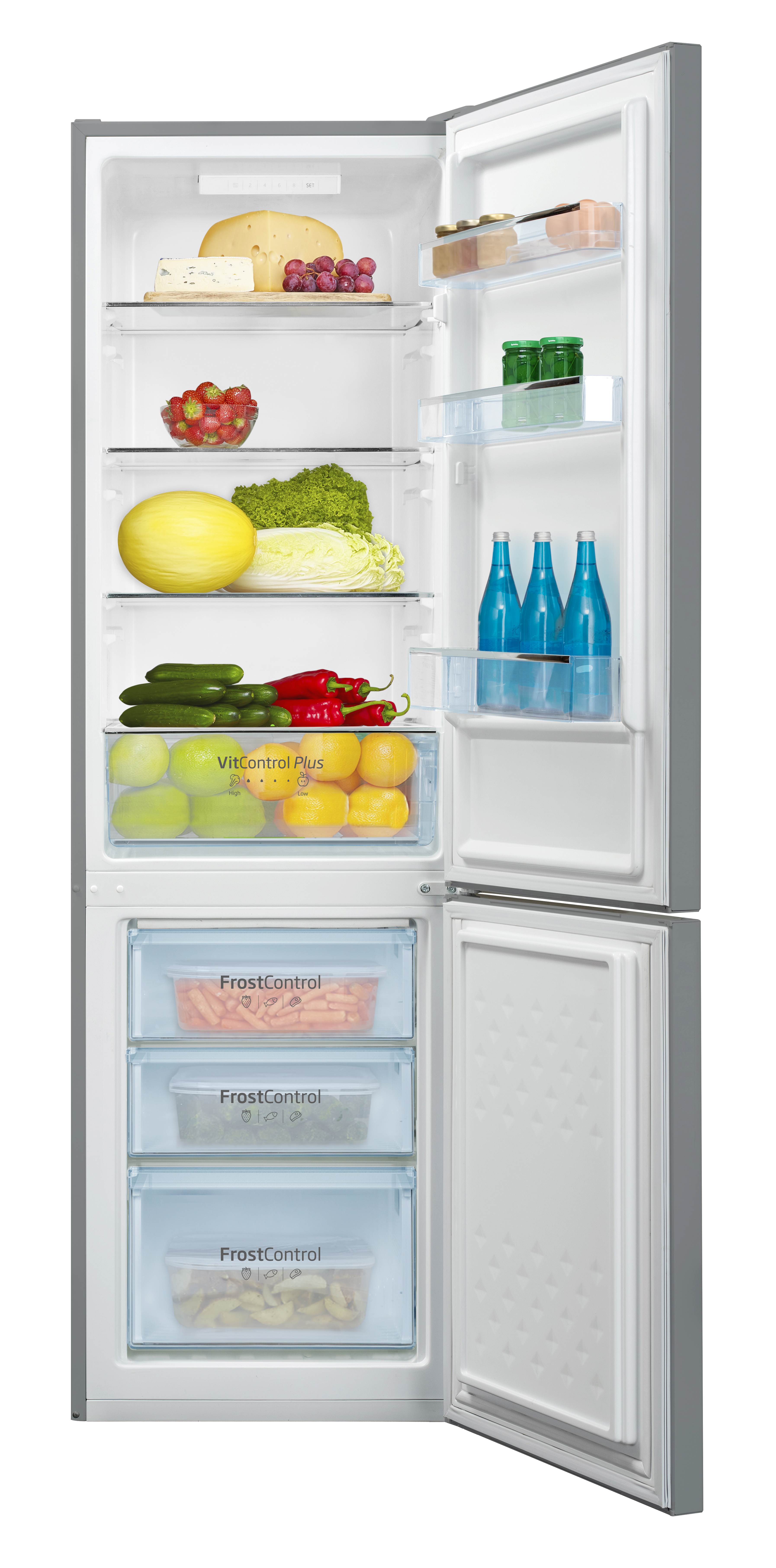 Stand-Kühl-Gefrierkombination KGCL 387 165 E, Edelstahloptik, 176 cm Stand-Kühl-Gefrierkombination KGCL 387 165 E, Edelstahloptik, 176 cm