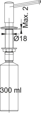 Spülmitteldispenser Novita Spülmitteldispenser Novita