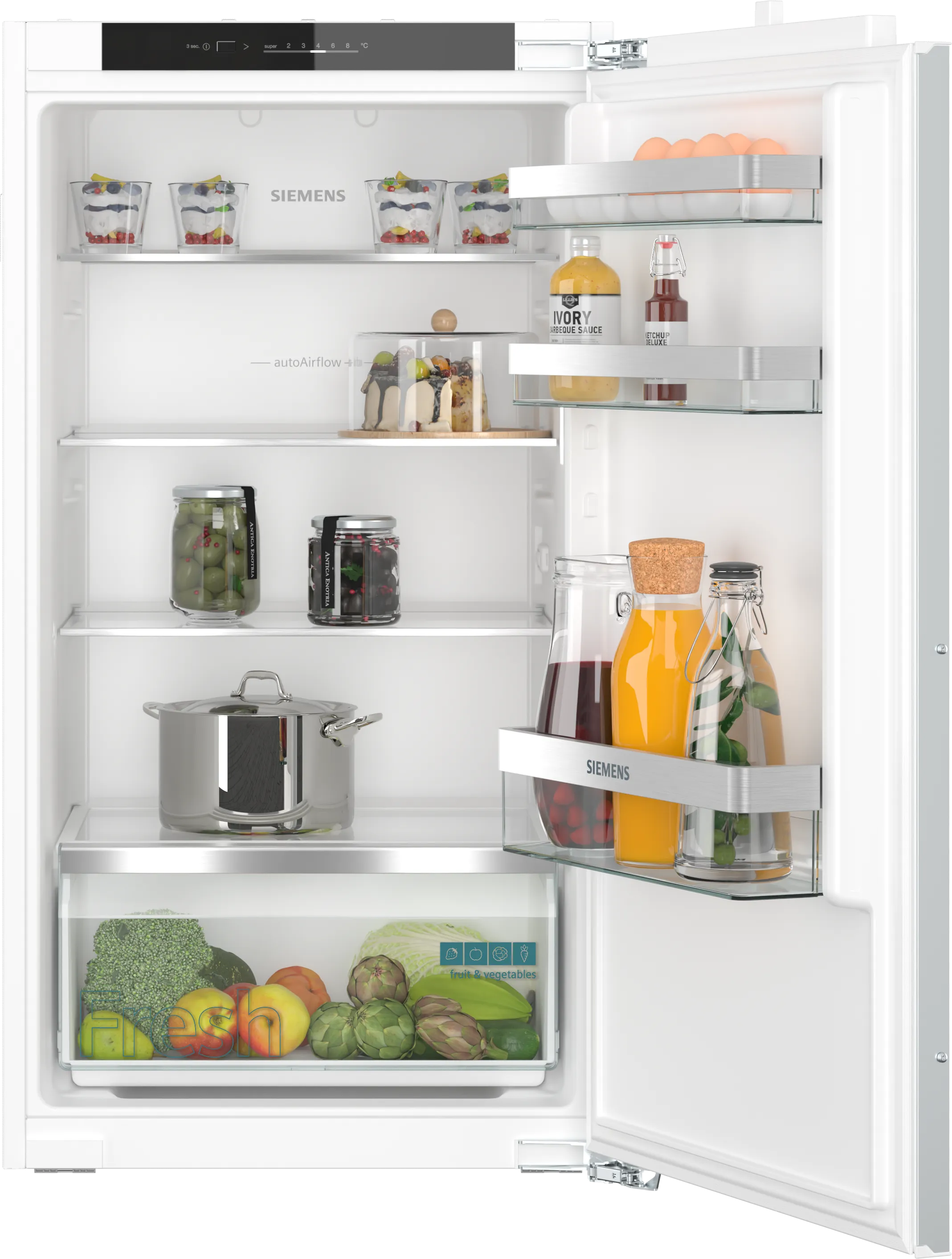  KI31R2FE0, iQ300, Einbau-Kühlschrank, 102.5 x 56 cm, Flachscharnier