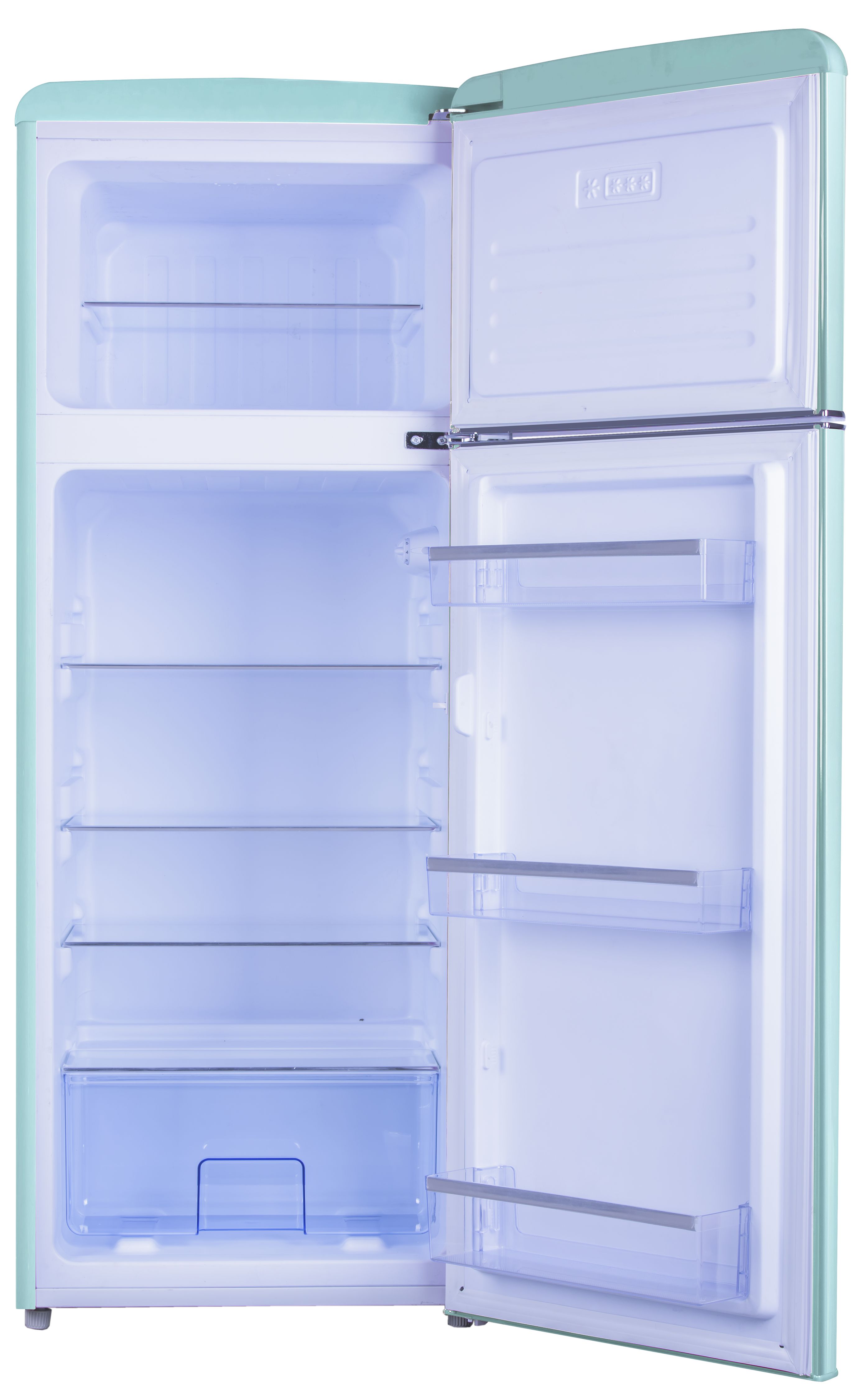 Stand-Kühl-Gefrierkombination DTR 374 190 T, Ice Blue, 144 cm