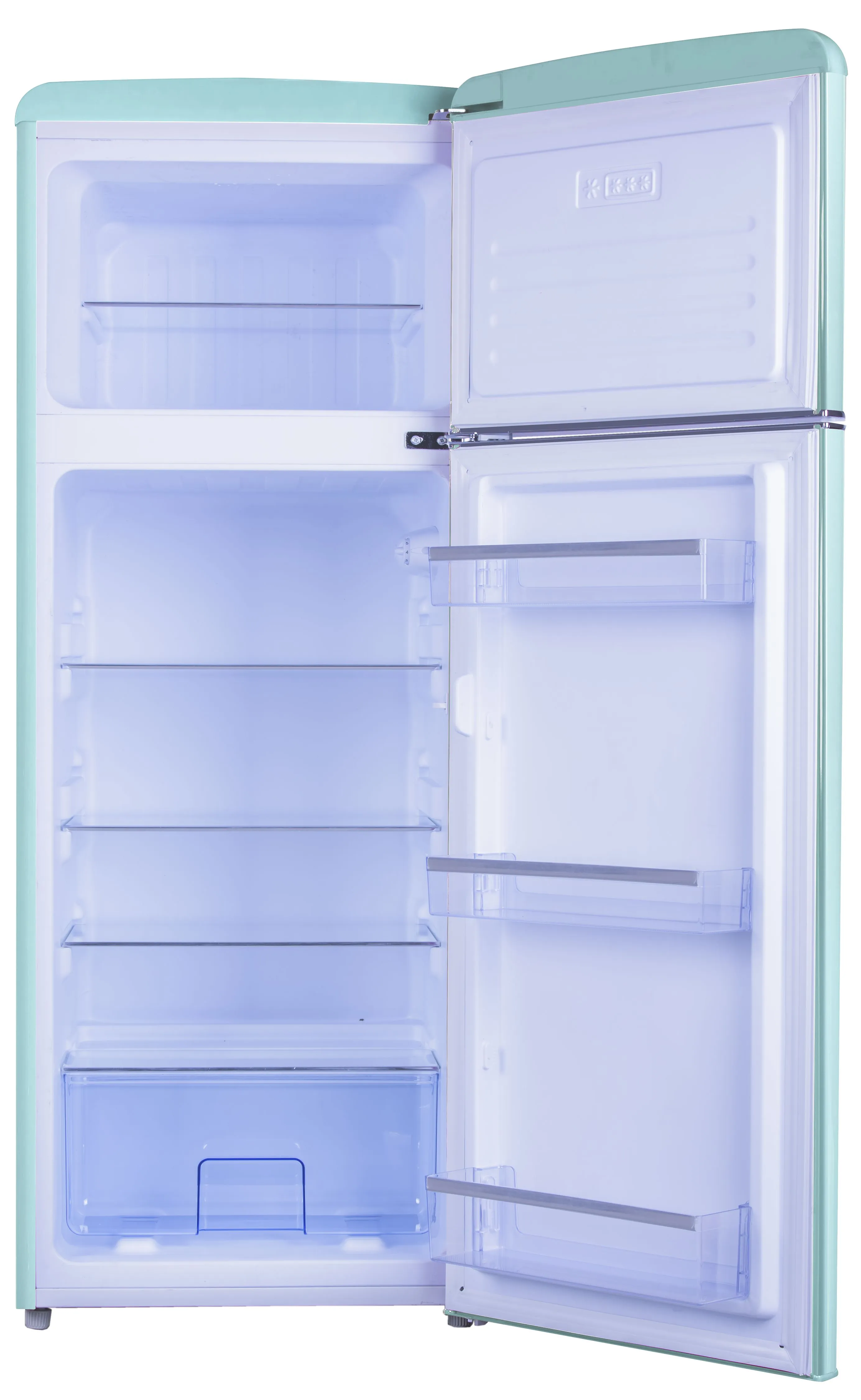 Stand-Kühl-Gefrierkombination DTR 374 190 T, Ice Blue, 144 cm
