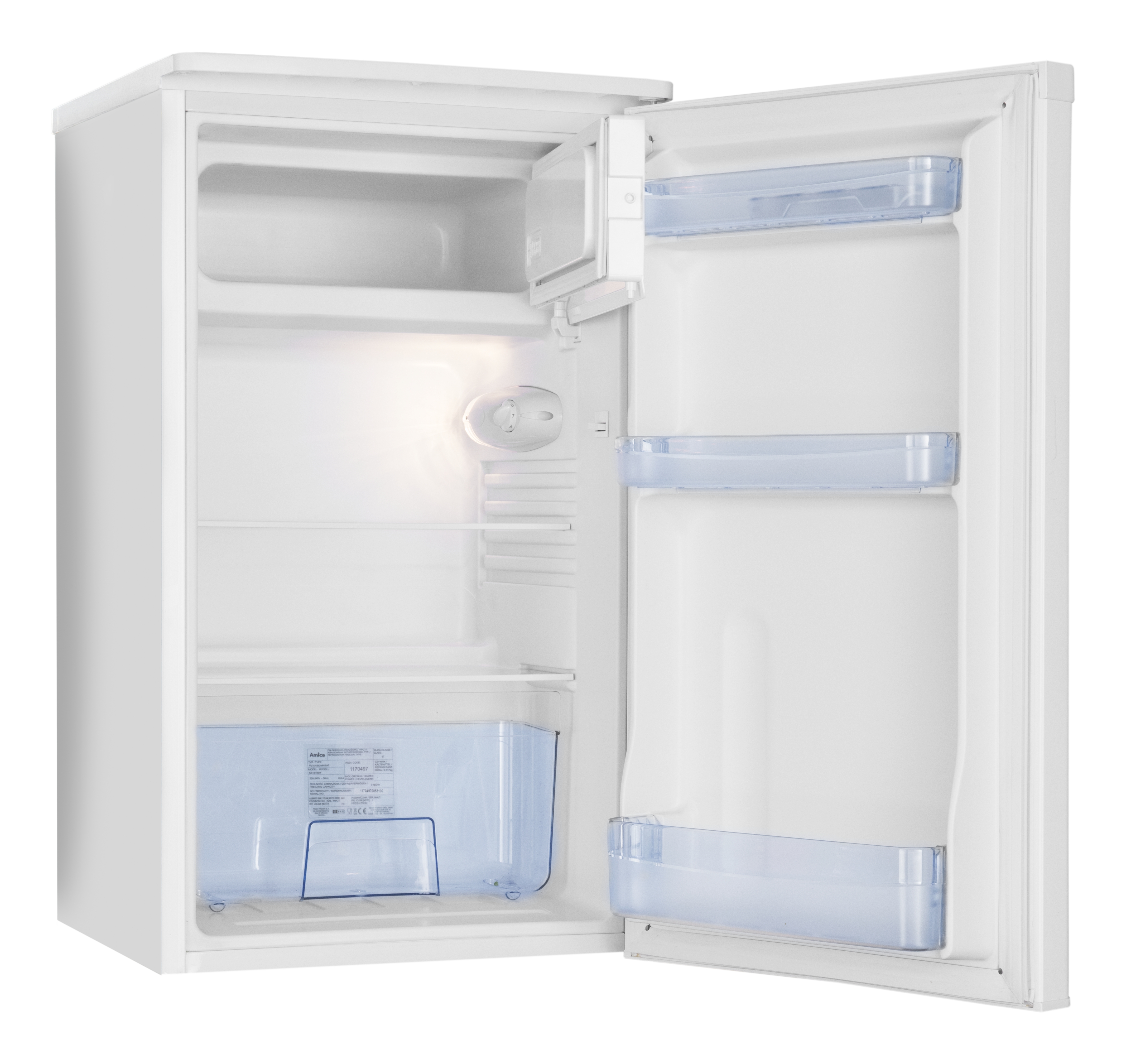 Stand-Kühlschrank mit Gefrierfach KS 361 155 W, weiß, 85 cm Stand-Kühlschrank mit Gefrierfach KS 361 155 W, weiß, 85 cm