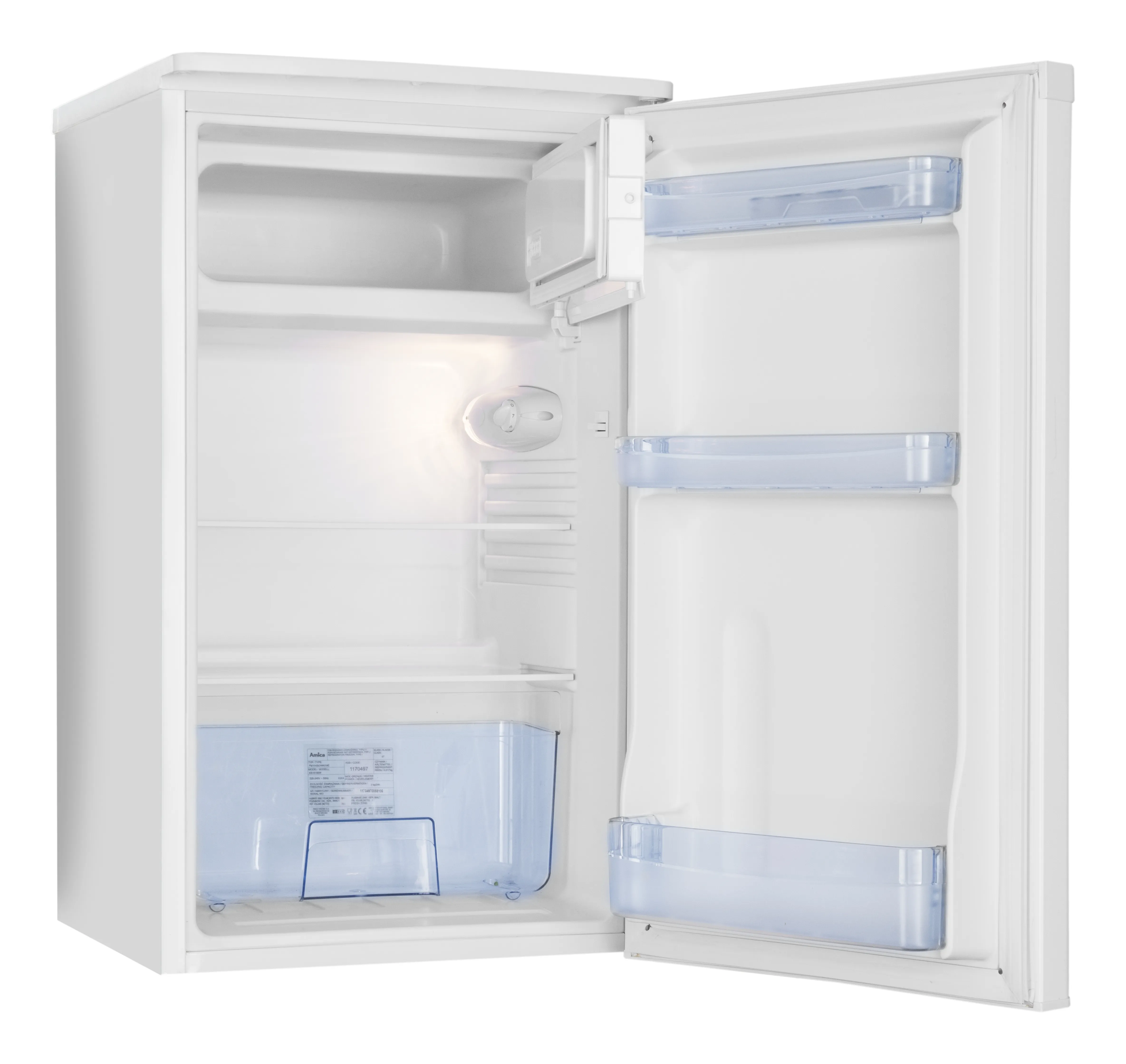 Stand-Kühlschrank mit Gefrierfach KS 361 155 W, weiß, 85 cm Stand-Kühlschrank mit Gefrierfach KS 361 155 W, weiß, 85 cm