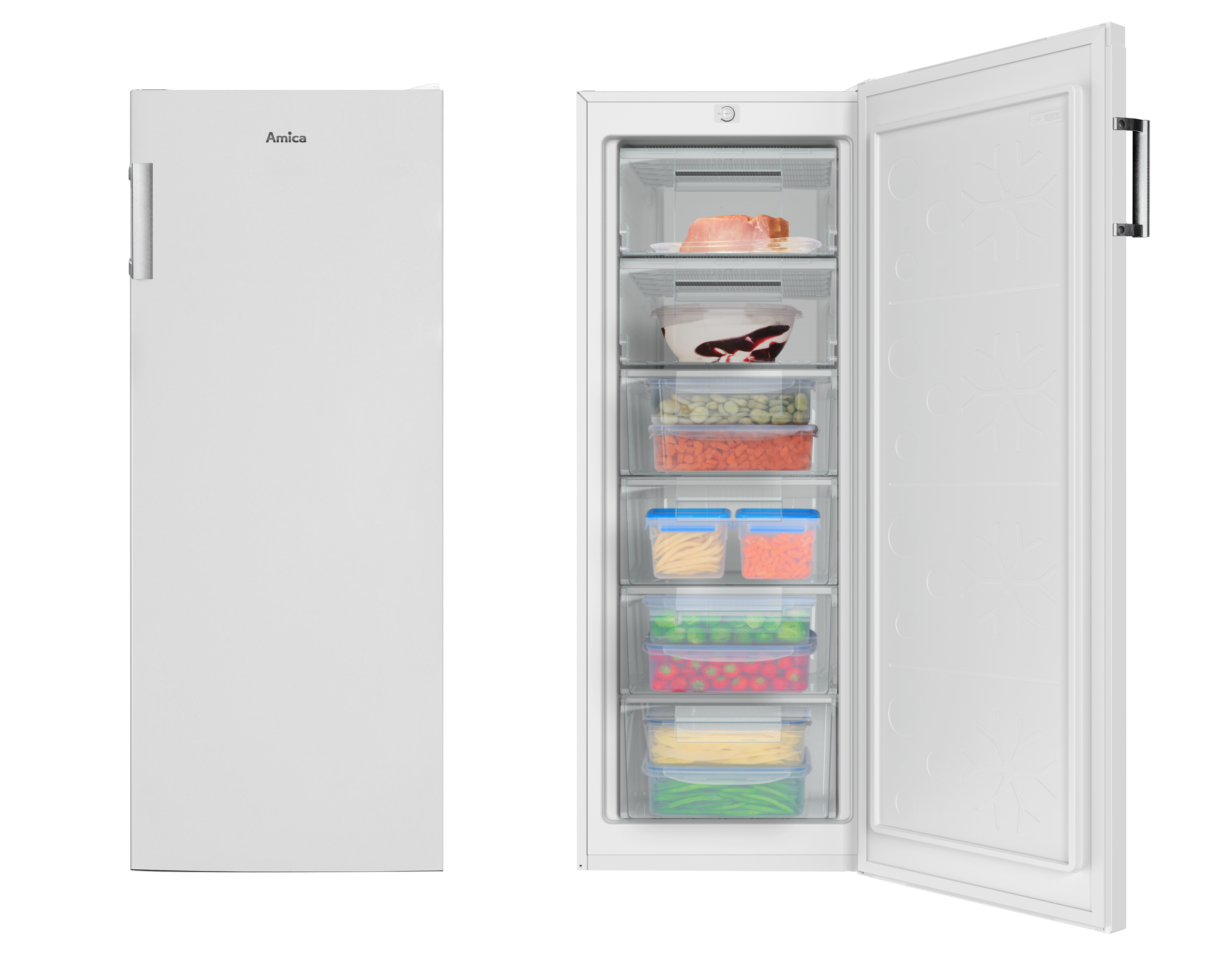 Stand-Gefrierschrank GS 324 180 W, weiß, 144 cm Stand-Gefrierschrank GS 324 180 W, weiß, 144 cm