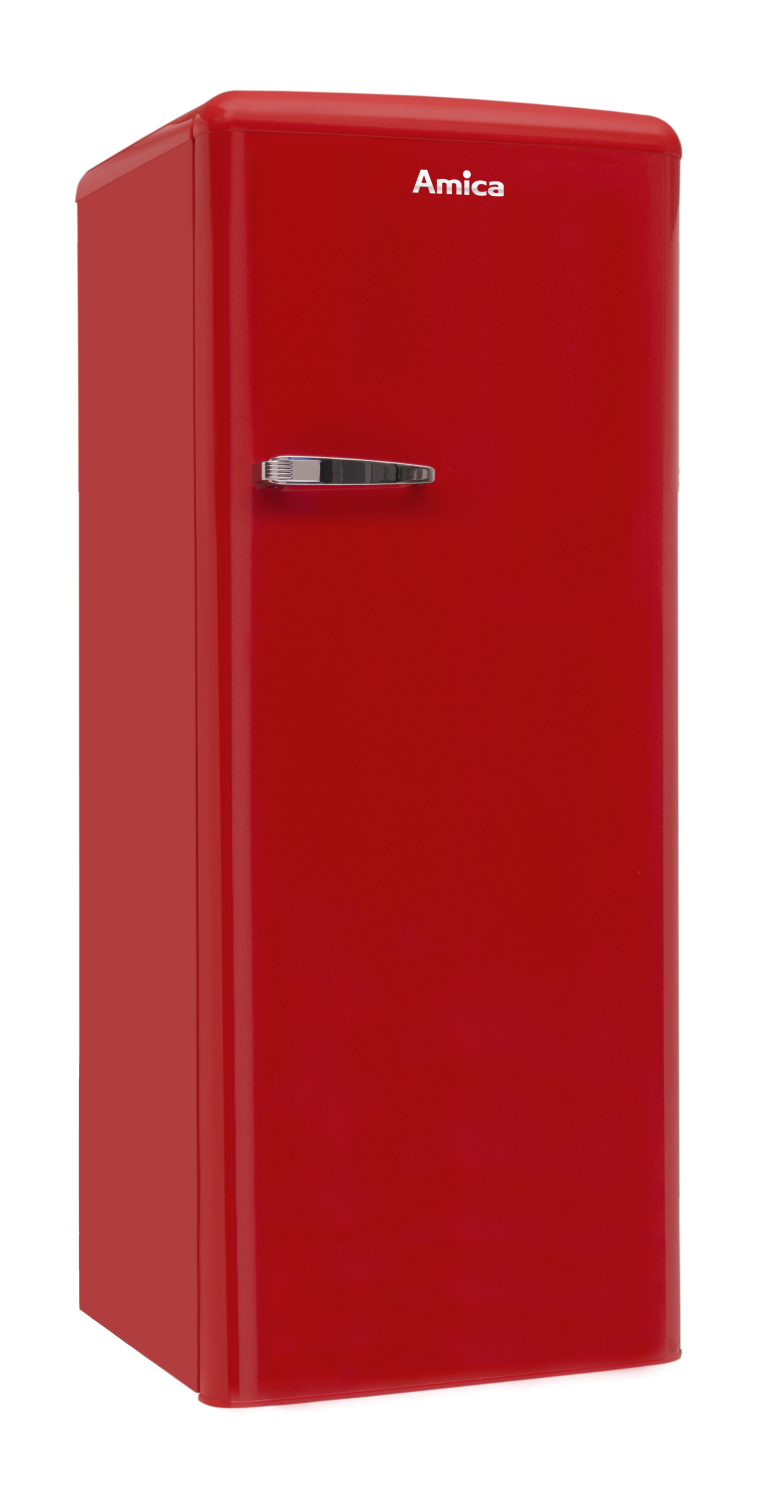 Kühlschrank im Retro Design, 144 cm Höhe, chili red