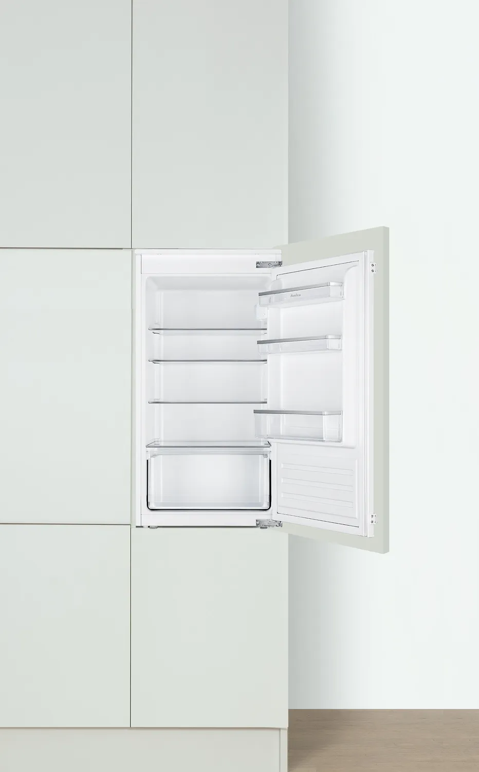 Vollraum-Kühlschrank, 1020 mm Nische, Schlepptür-Technik Vollraum-Kühlschrank, 1020 mm Nische, Schlepptür-Technik