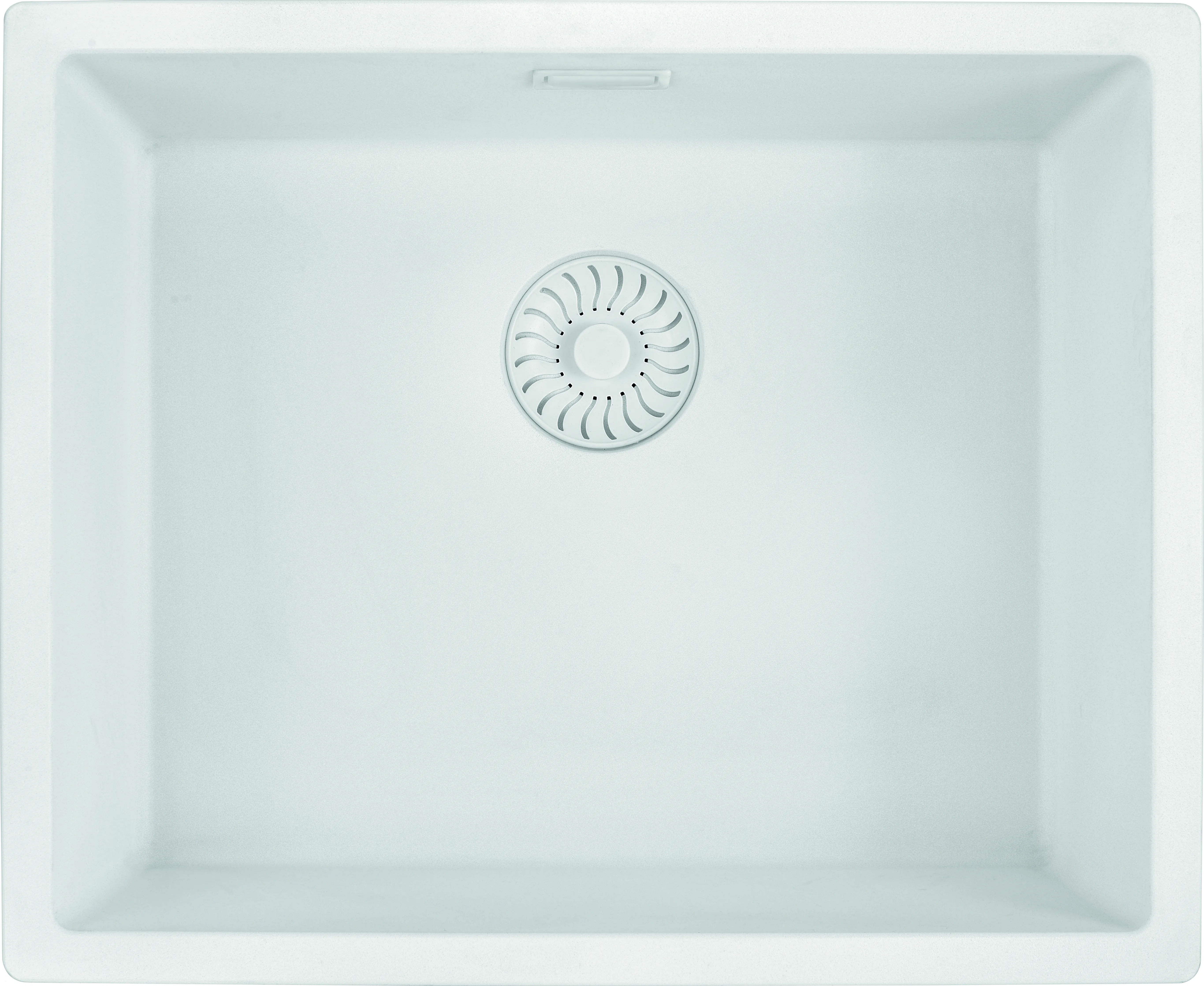 CARESSi CAGRPP50WH-FL Composite Spüle weiß