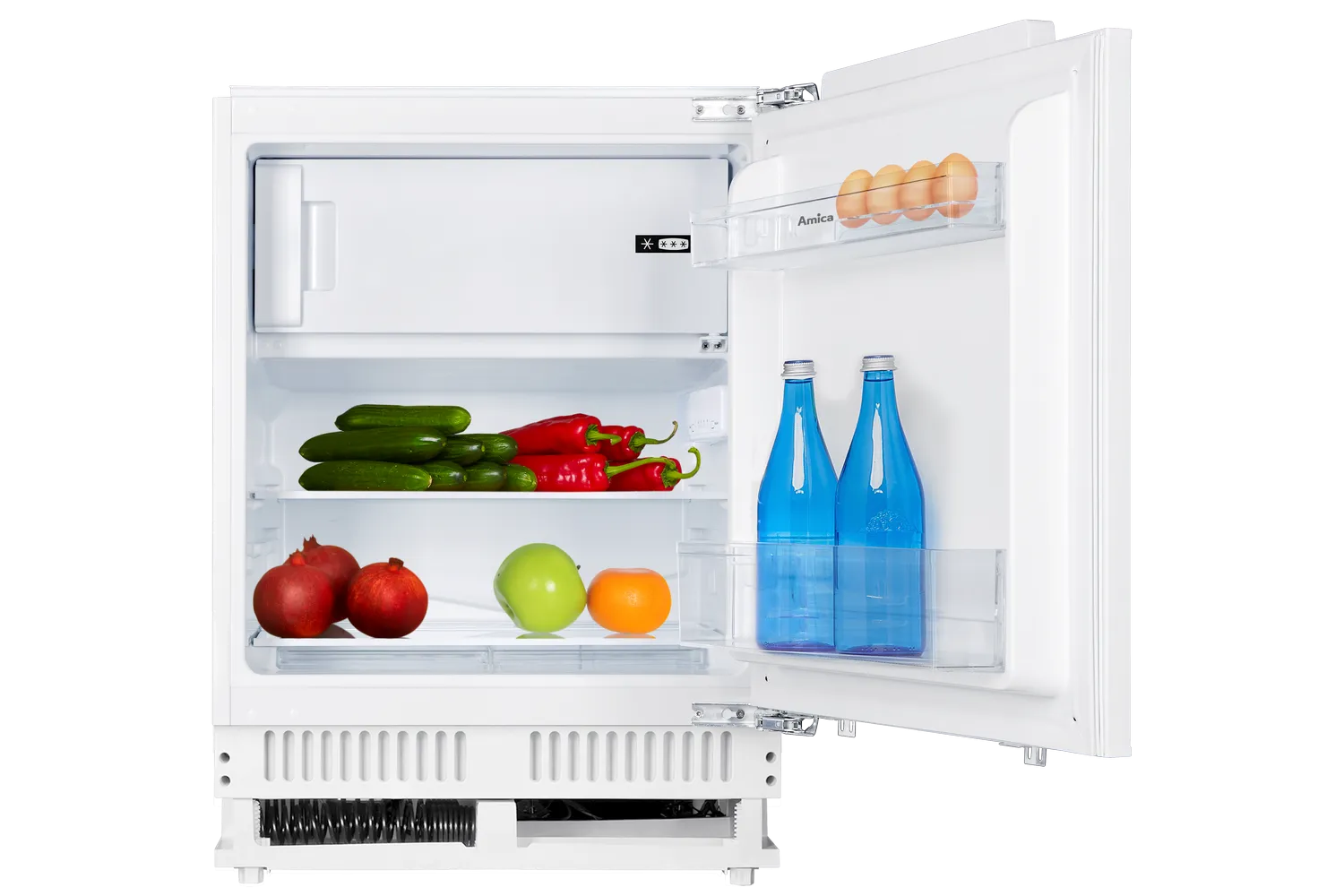 Unterbau-Kühlschrank, 820 mm Nische, elektronische Steuerung, Festtür-Technik Unterbau-Kühlschrank, 820 mm Nische, elektronische Steuerung, Festtür-Technik