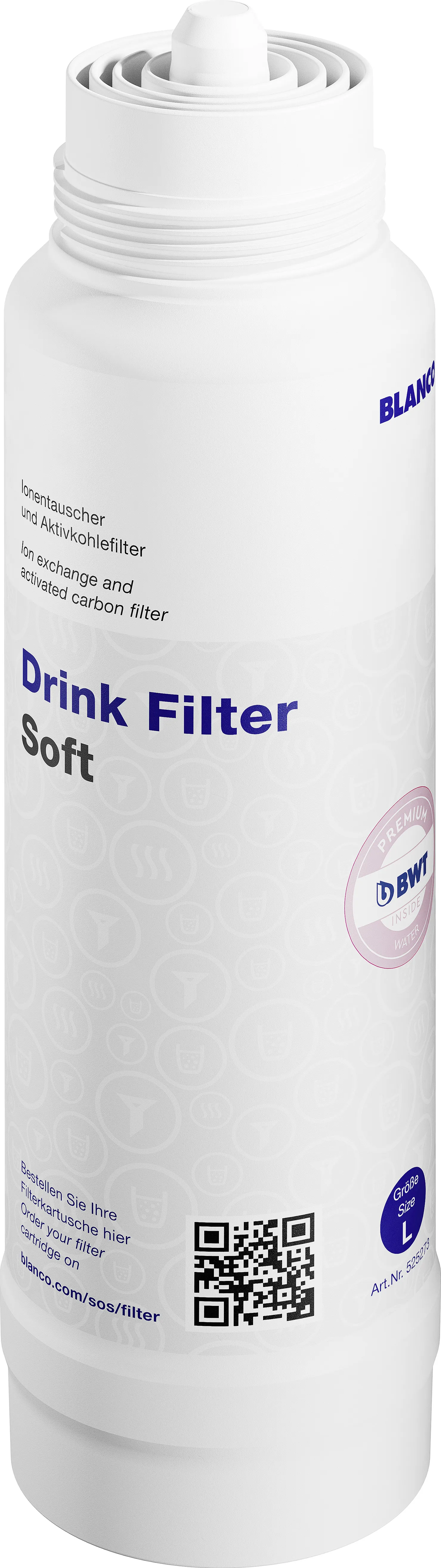 525273, BLANCO Drink Filter Soft L 525273, BLANCO Drink Filter Soft L