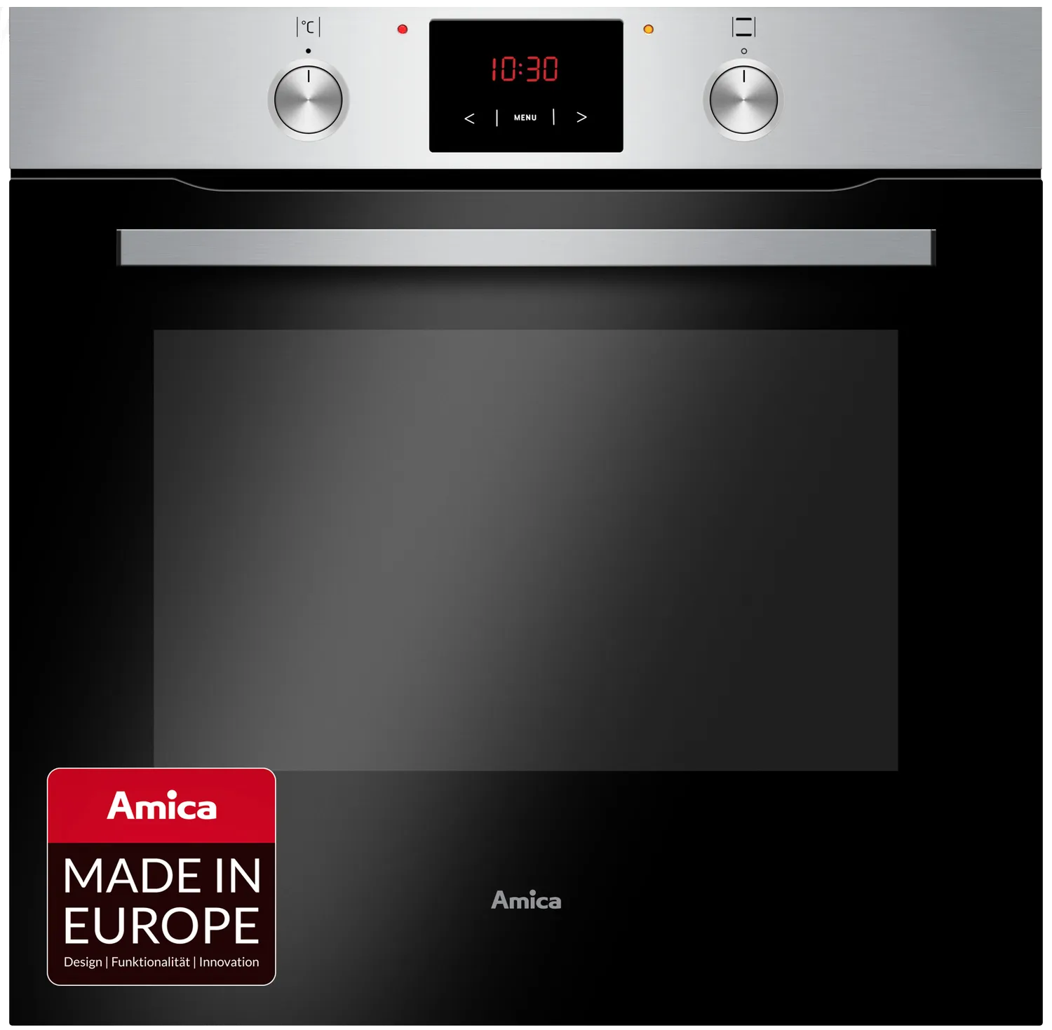 Einbaubackofen, Fine Design, Edelstahl