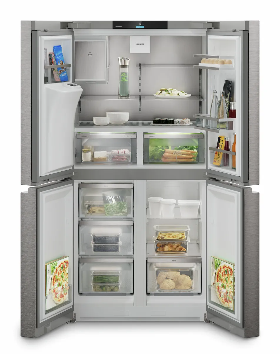 MBsddi 9028-20, 4-türige French-Door-Kühl-Gefrierkombination mit Wasser- und Eiswürfelspender MBsddi 9028-20, 4-türige French-Door-Kühl-Gefrierkombination mit Wasser- und Eiswürfelspender