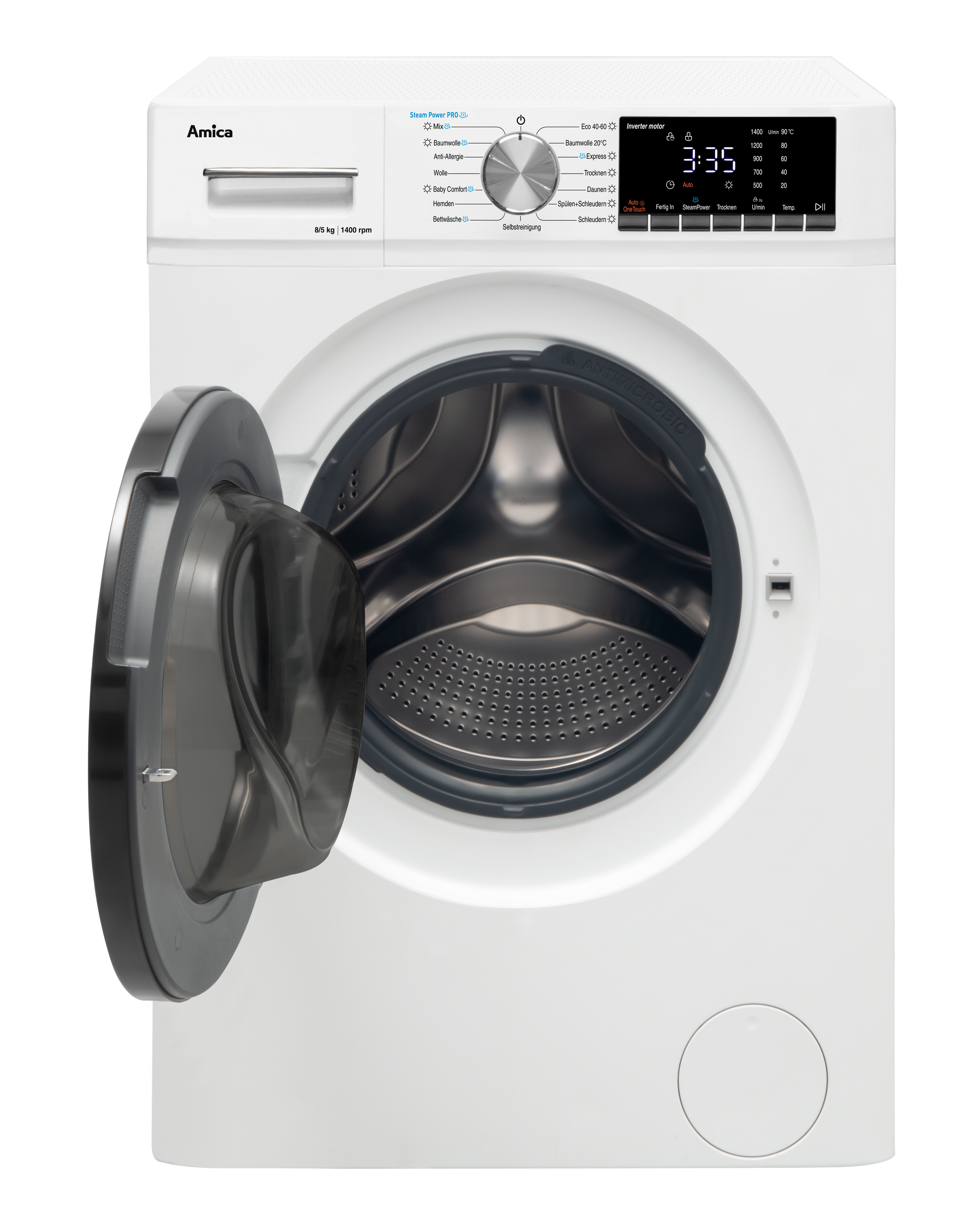 Waschtrockner WAT 404 600, weiß, 8 kg / 5 kg
