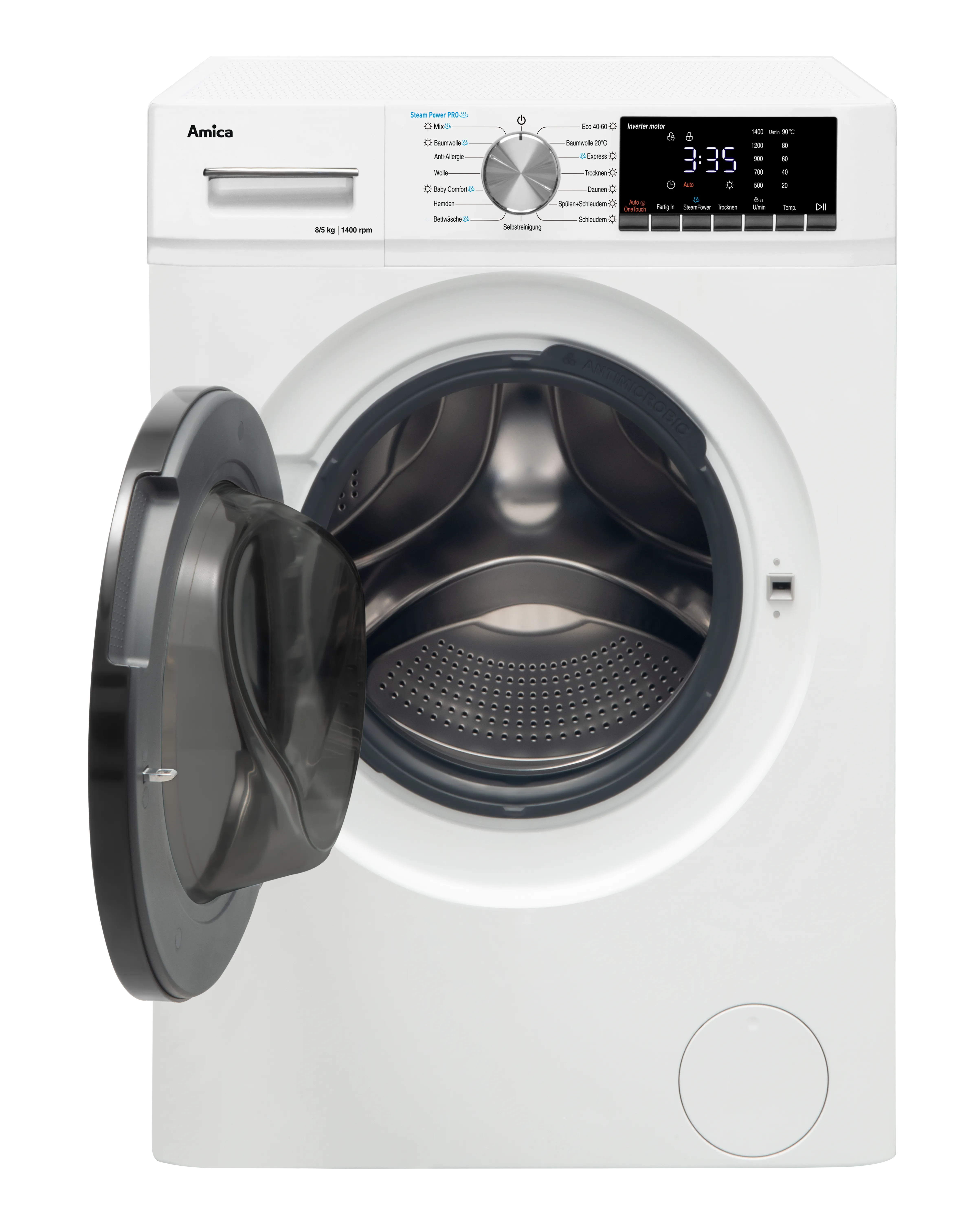 Waschtrockner WAT 404 600, weiß, 8 kg / 5 kg