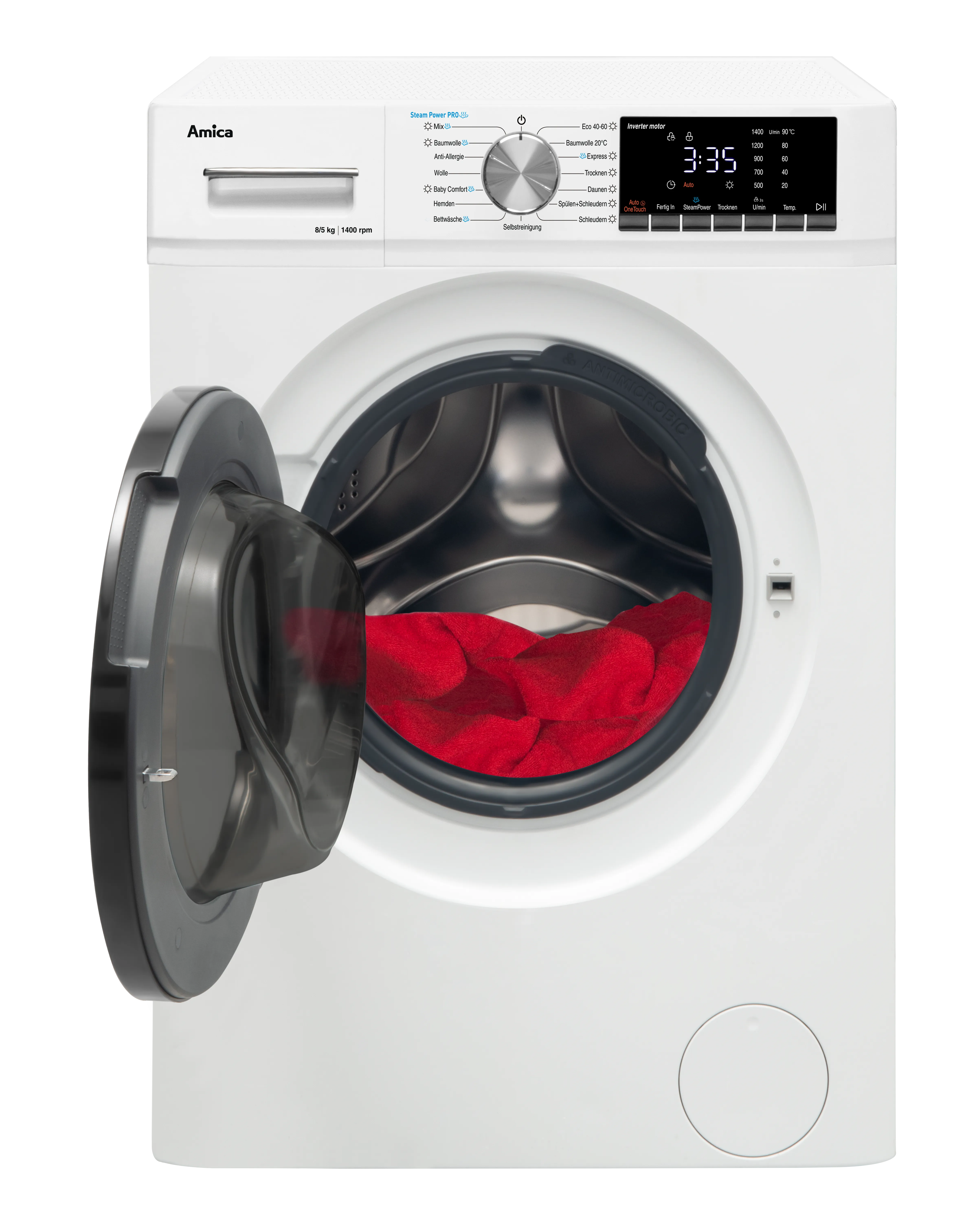 Waschtrockner WAT 404 600, weiß, 8 kg / 5 kg