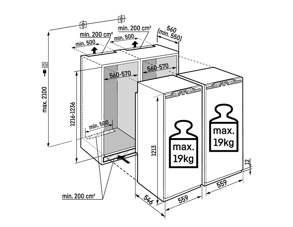 IXRF 4155-22, Side-by-Side-Kombination IXRF 4155-22, Side-by-Side-Kombination